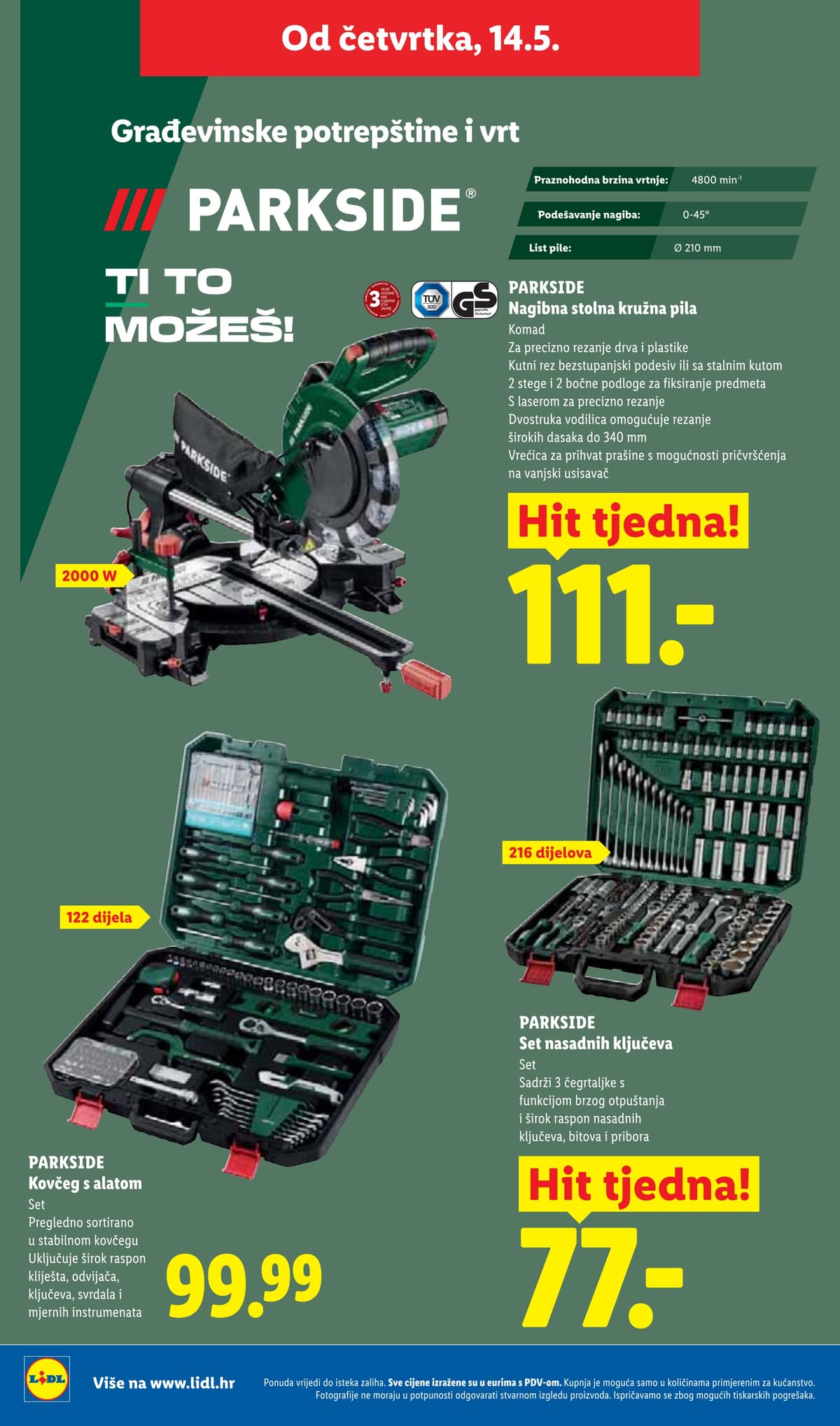 Stranica 1. Lidl kataloga - Vikend Akcija od 07.05.2026.