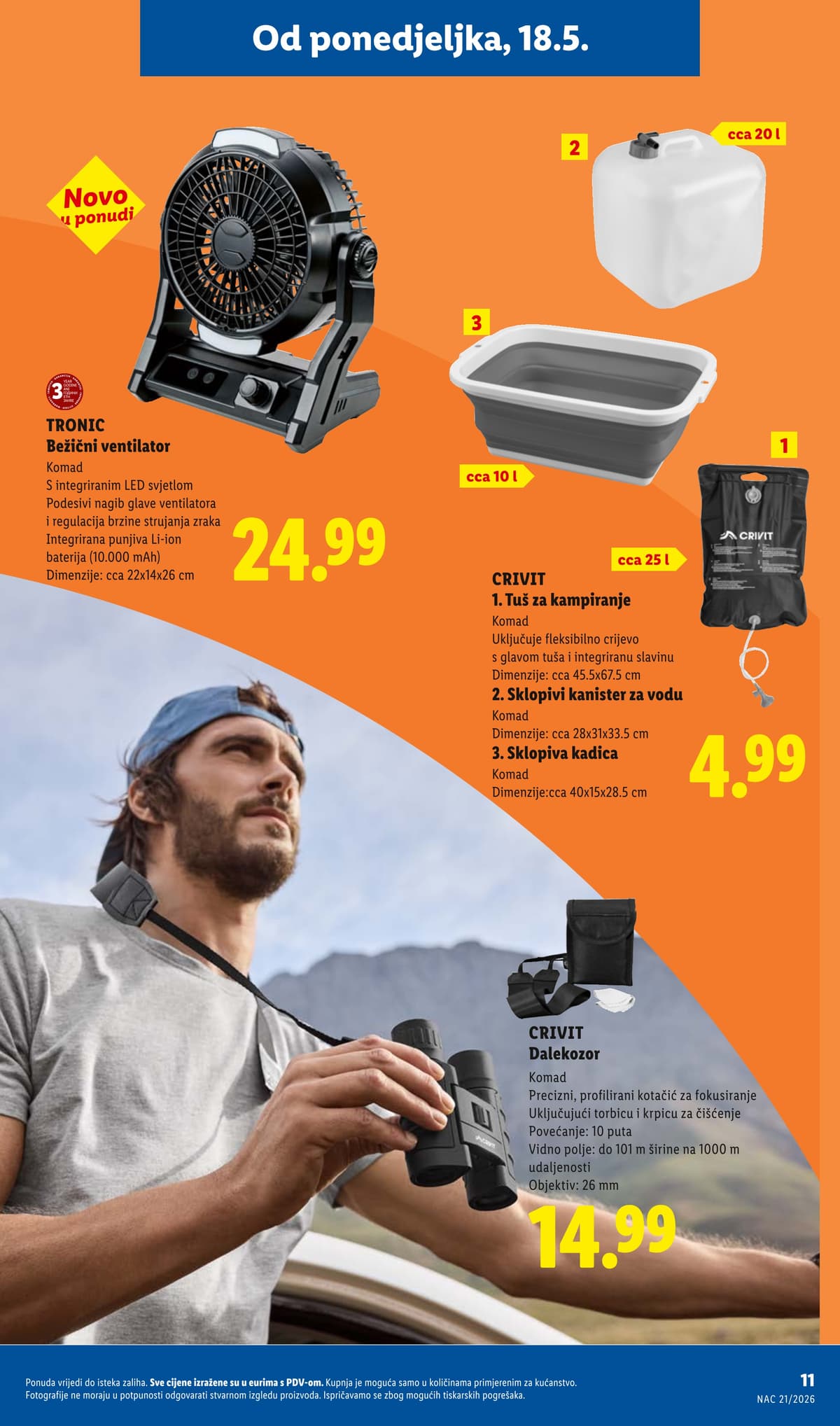 Stranica 11. Lidl kataloga - CRIVIT Find your move od 14.05.2026.