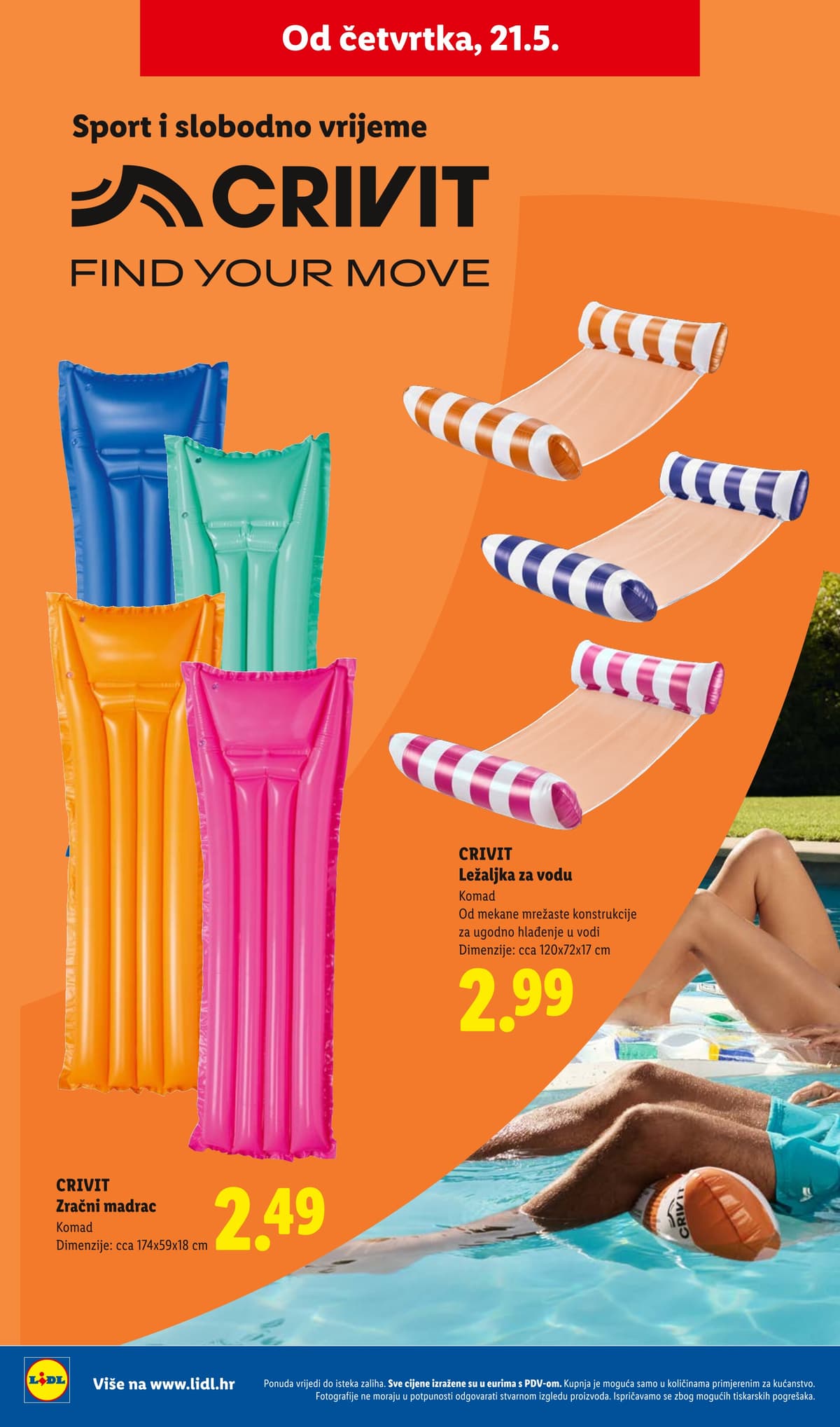 Stranica 16. Lidl kataloga - CRIVIT Find your move od 14.05.2026.