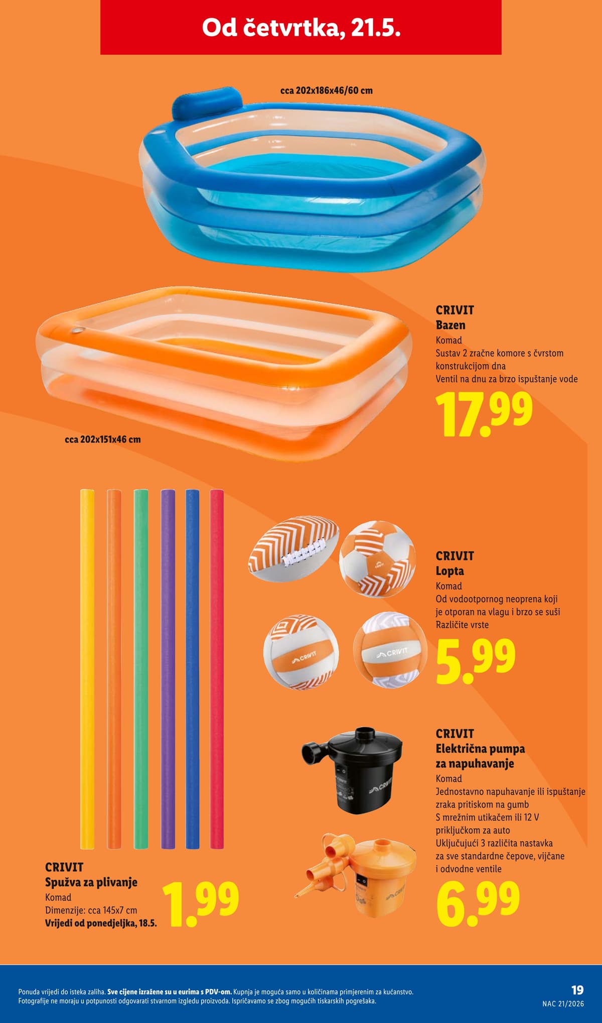 Stranica 19. Lidl kataloga - CRIVIT Find your move od 14.05.2026.