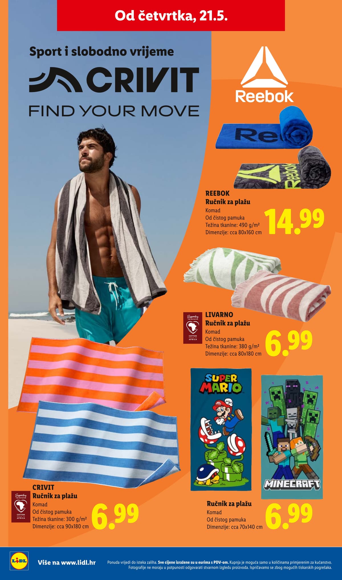 Stranica 22. Lidl kataloga - CRIVIT Find your move od 14.05.2026.