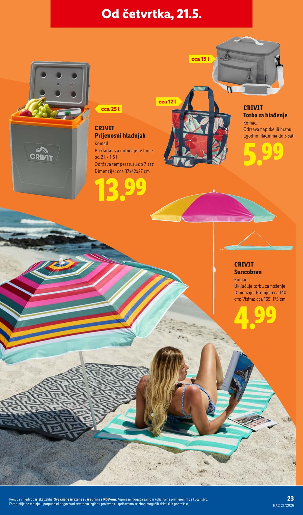 Stranica 23. Lidl kataloga - CRIVIT Find your move od 14.05.2026.