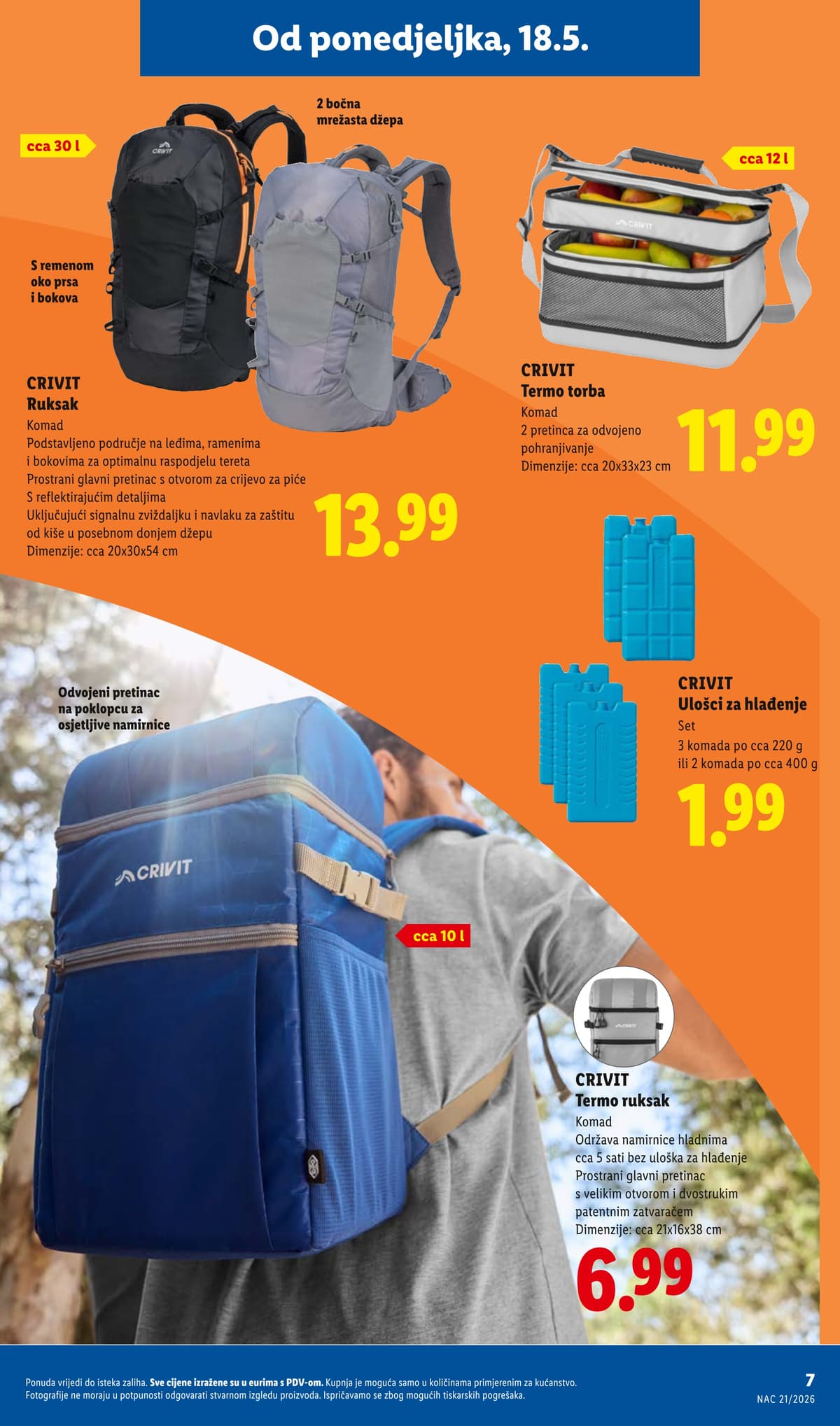 Stranica 7. Lidl kataloga - CRIVIT Find your move