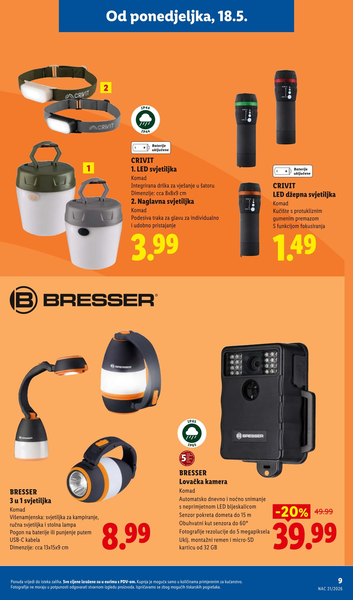 Stranica 9. Lidl kataloga - CRIVIT Find your move