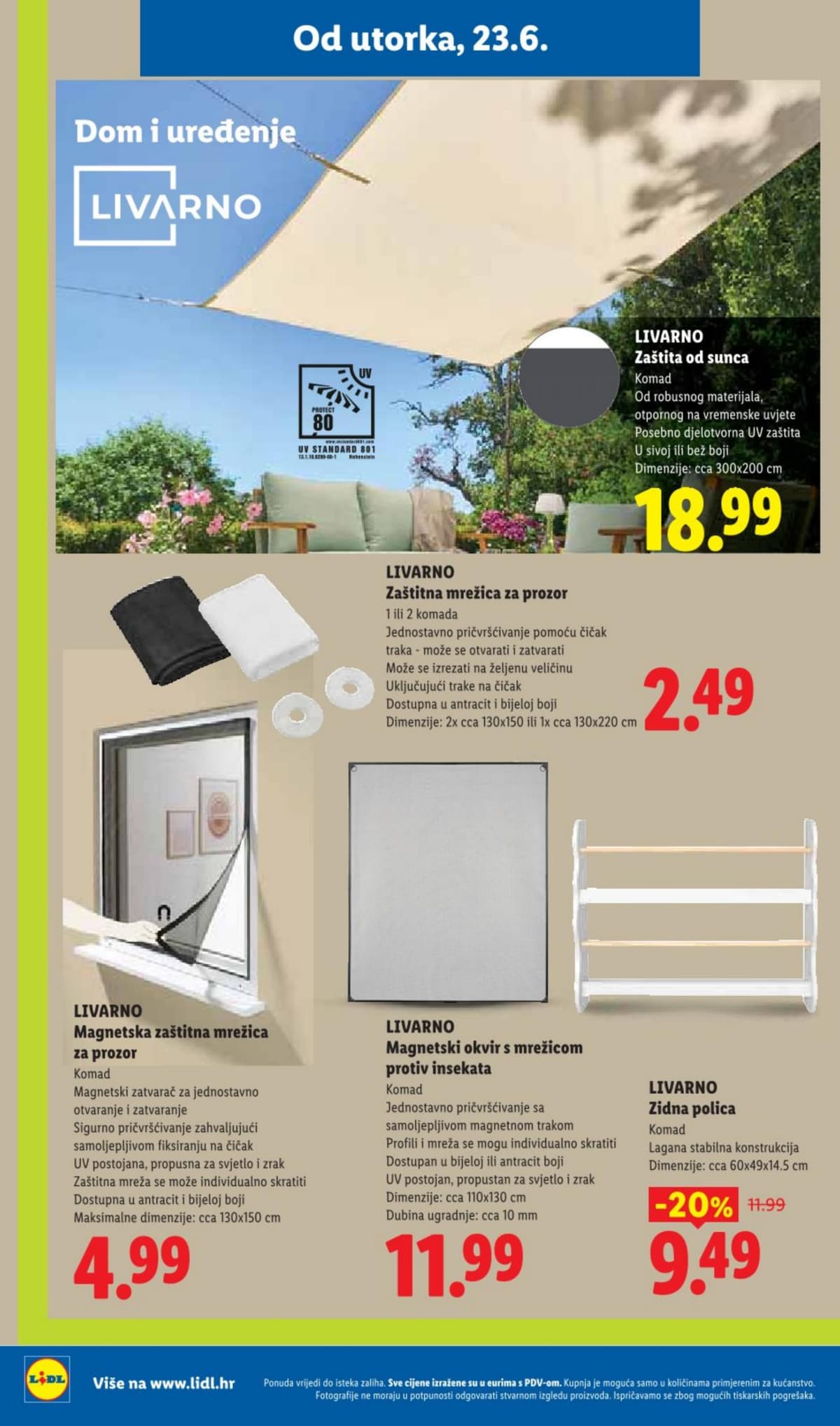 Stranica 12. Lidl kataloga - Neprehrana od 18.06.2026