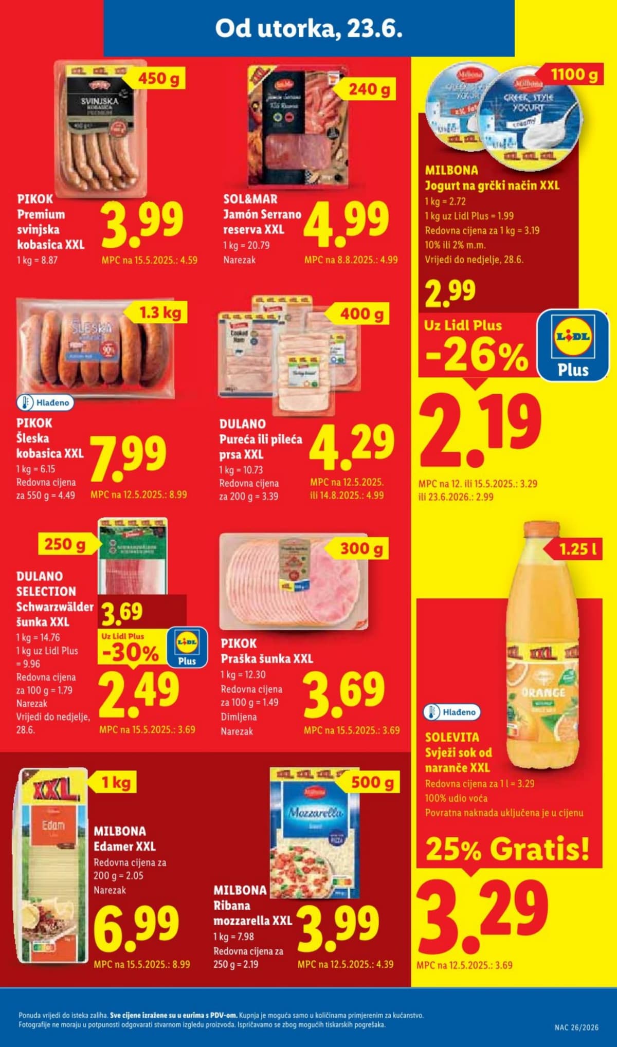 Stranica 11. Lidl kataloga - Prehrana od 18.06.2026