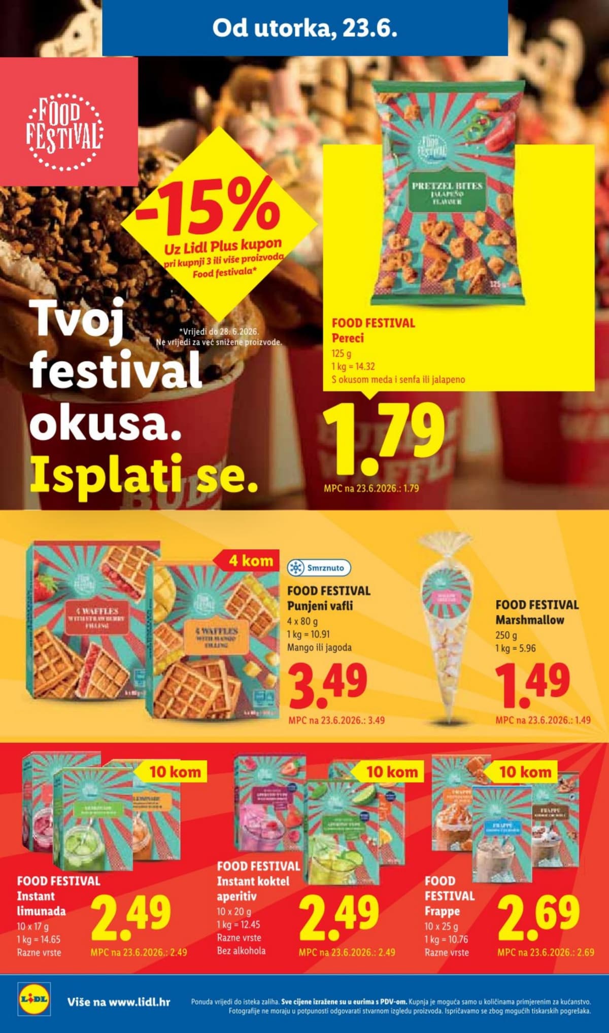 Stranica 16. Lidl kataloga - Prehrana od 18.06.2026