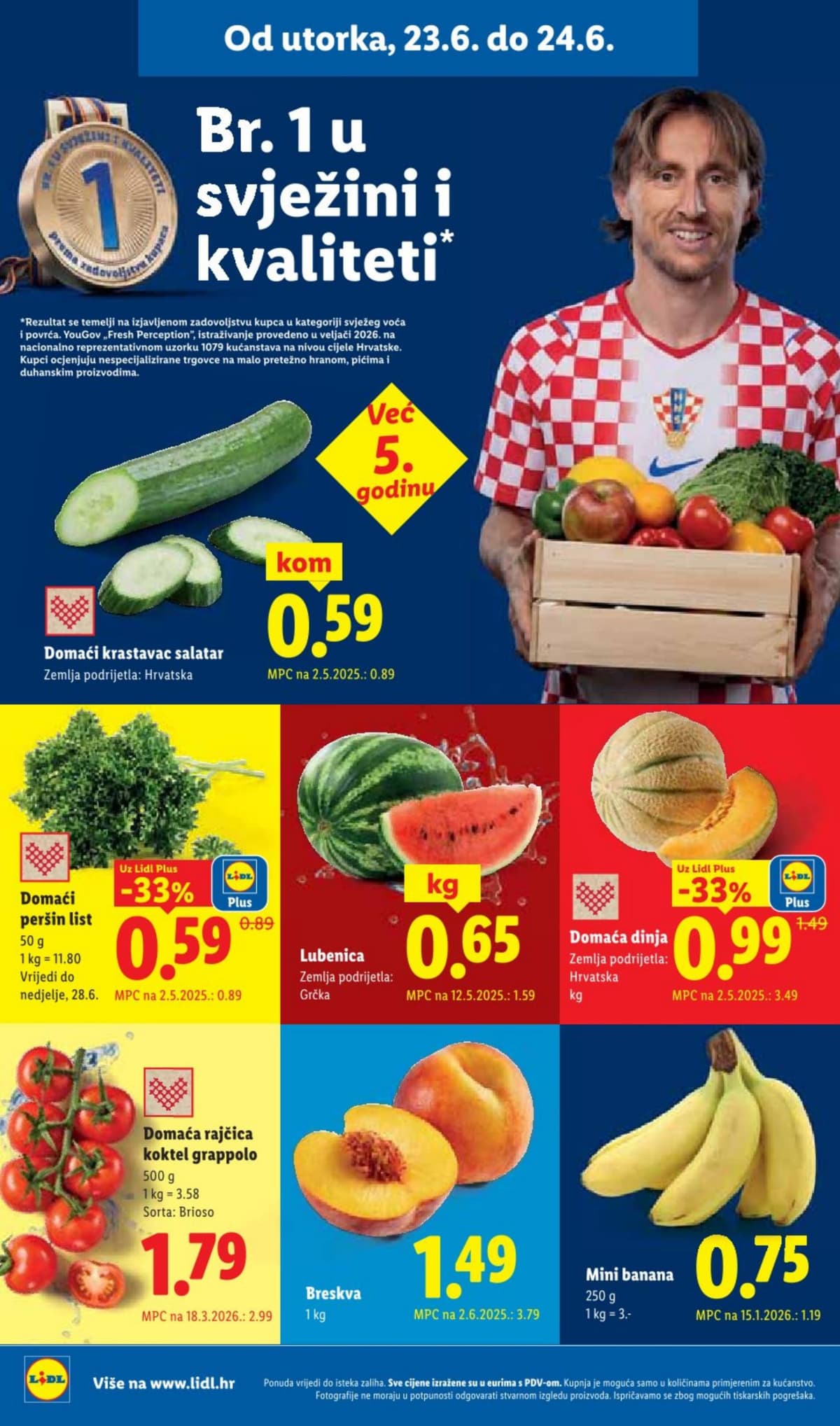 Stranica 2. Lidl kataloga - Prehrana od 18.06.2026