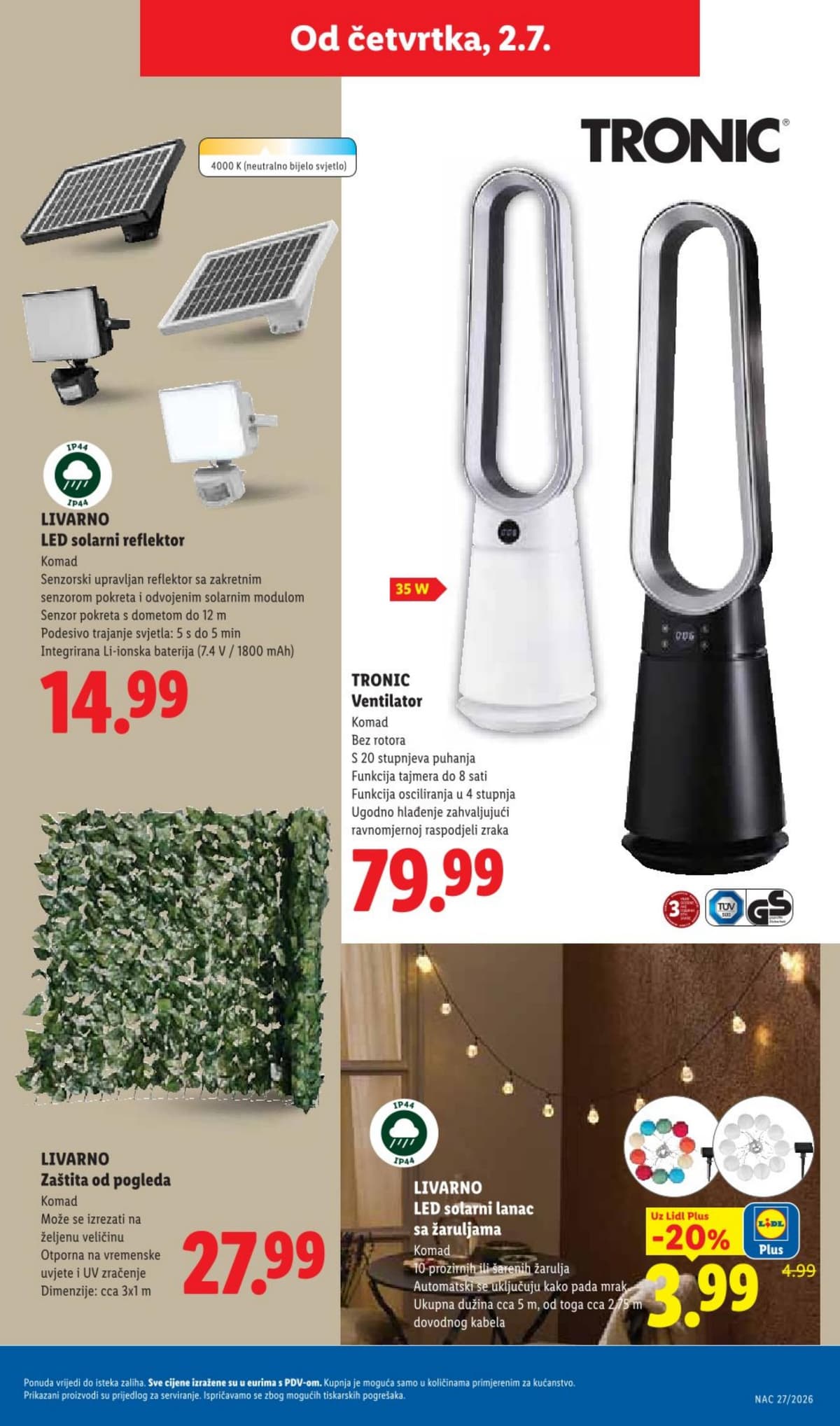 Stranica 21. Lidl kataloga - Neprehrana