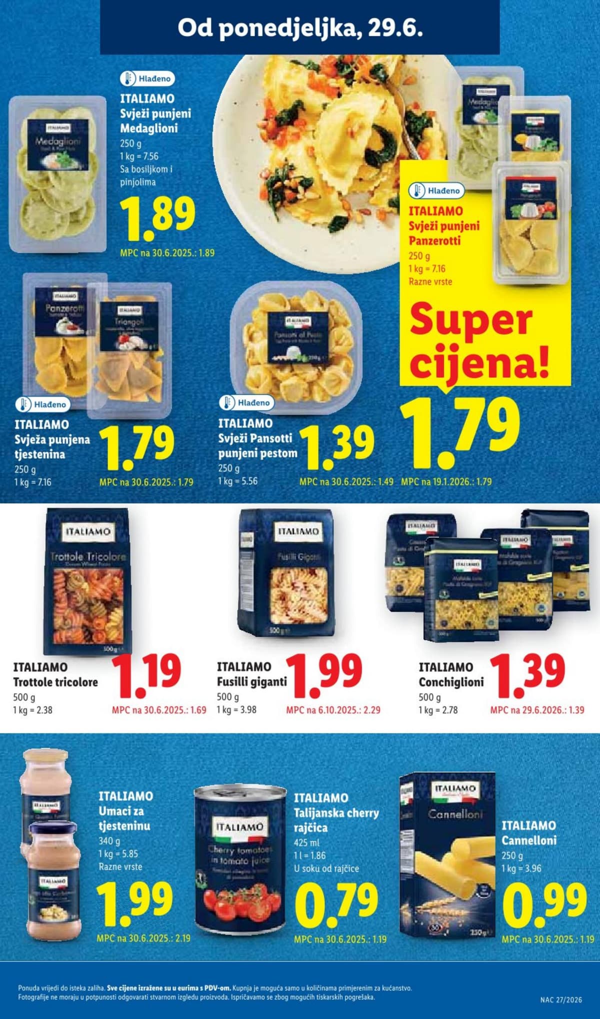 Stranica 17. Lidl kataloga - Prehrana od 25.06.2026