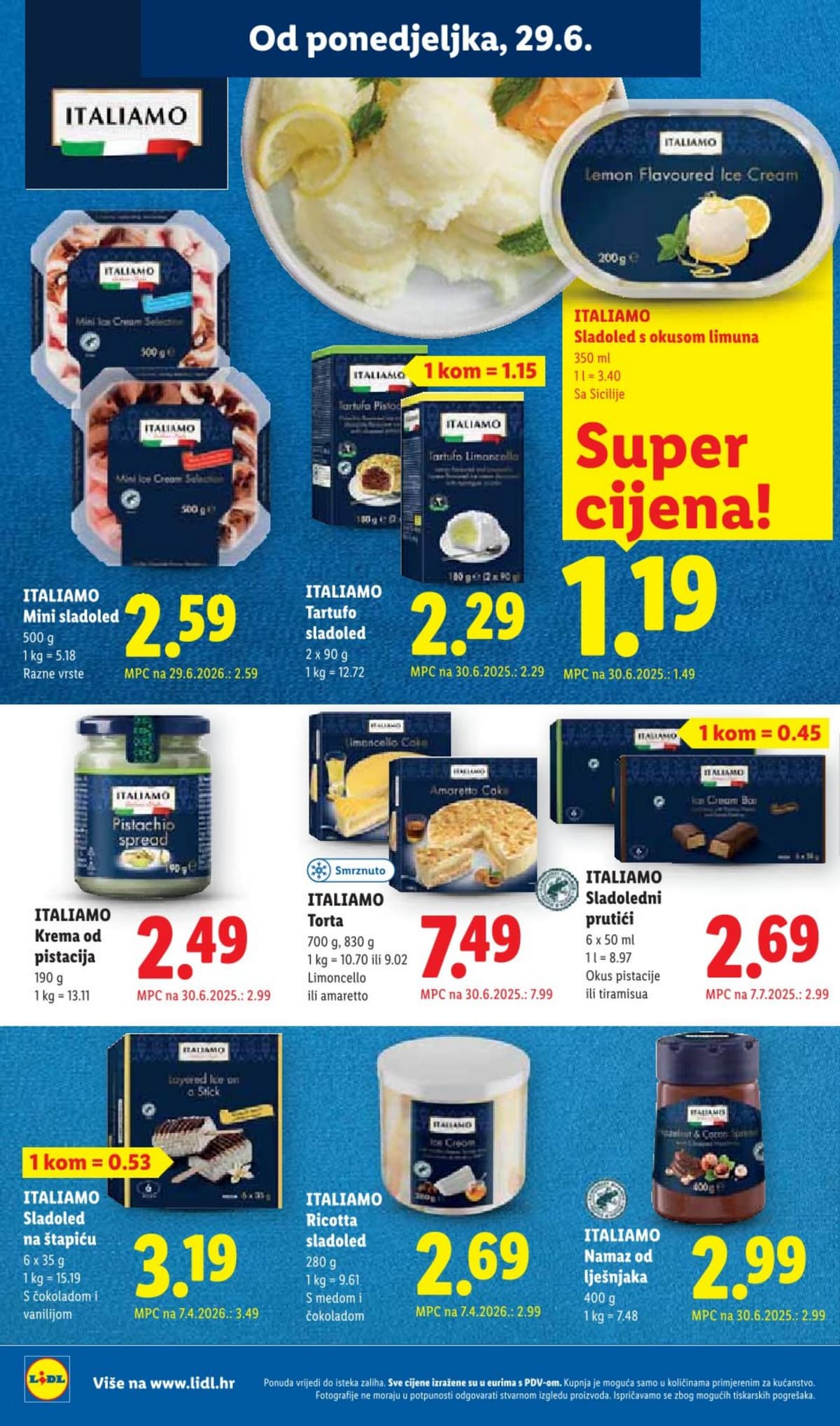 Stranica 22. Lidl kataloga - Prehrana od 25.06.2026