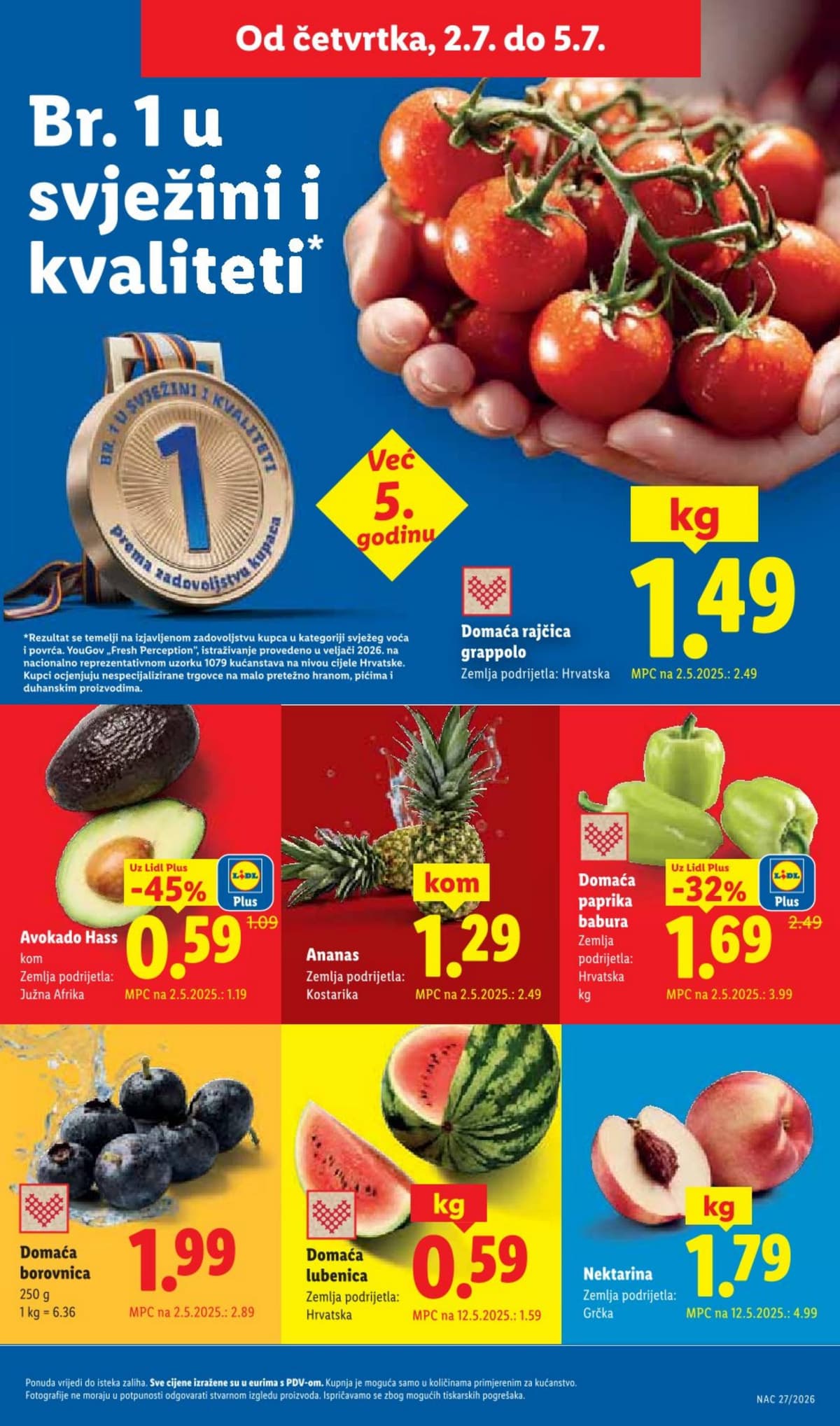 Stranica 27. Lidl kataloga - Prehrana od 25.06.2026