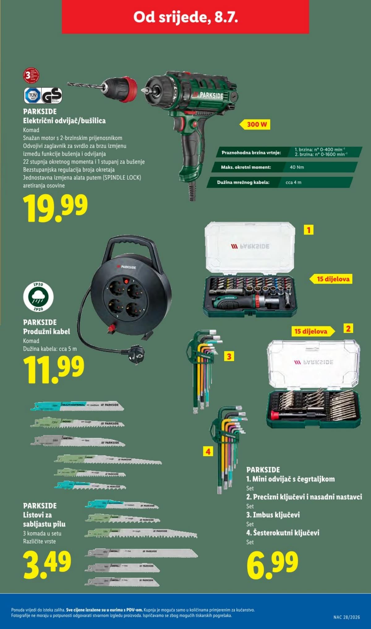 Stranica 13. Lidl kataloga - Neprehrana od 04.07.2026