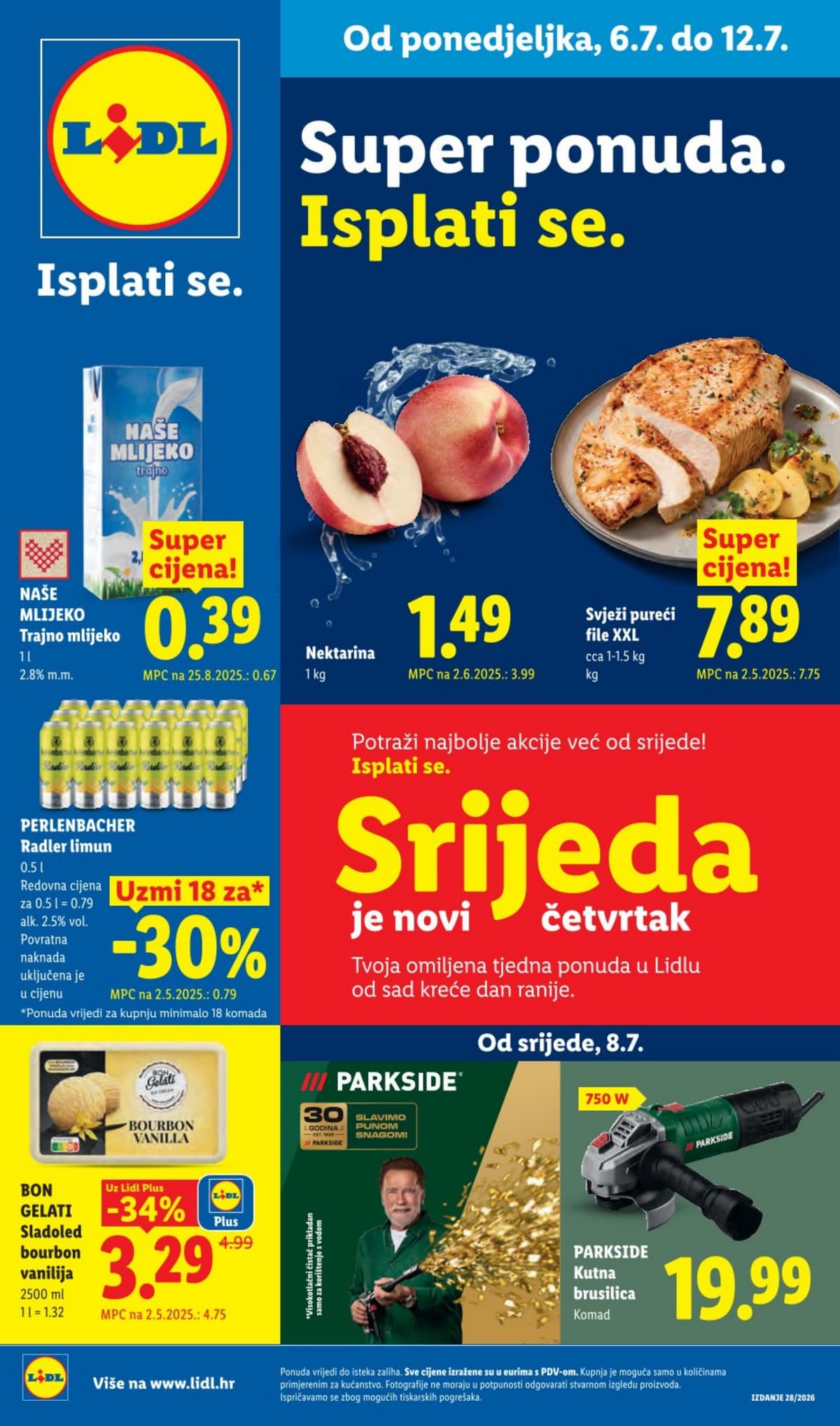 Stranica 1. Lidl kataloga - Prehrana od 04.07.2026