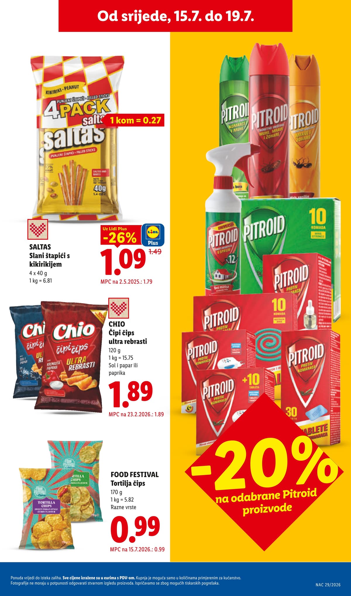 Stranica 20. Lidl kataloga - Akcija od Srijede od 16.07.2026