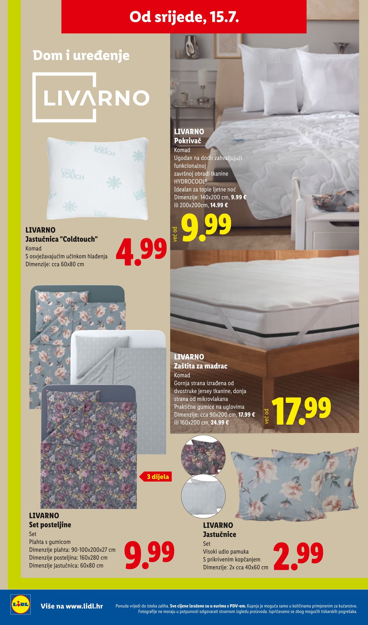 Stranica 3. Lidl kataloga - Akcija od Srijede od 16.07.2026