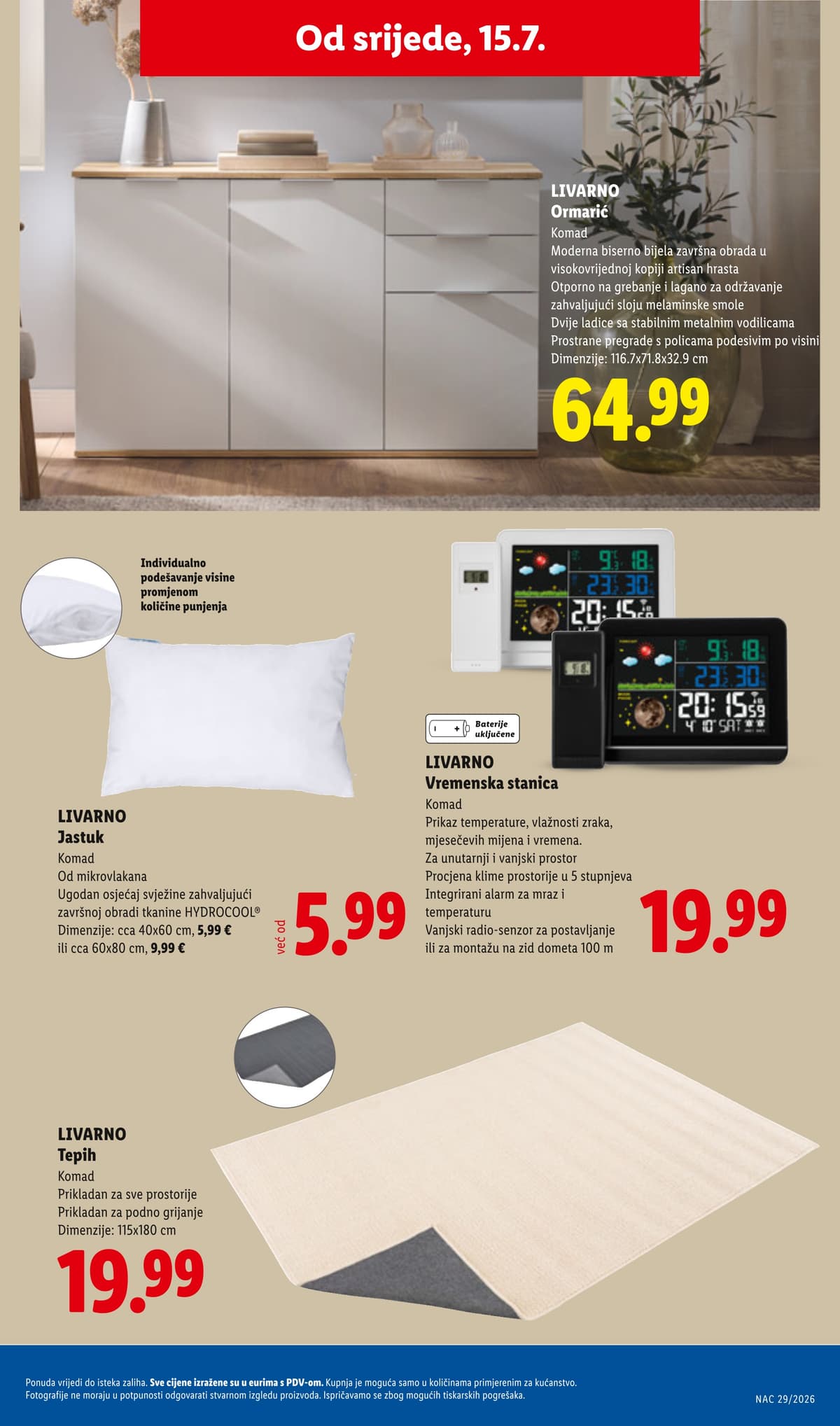 Stranica 4. Lidl kataloga - Akcija od Srijede od 16.07.2026