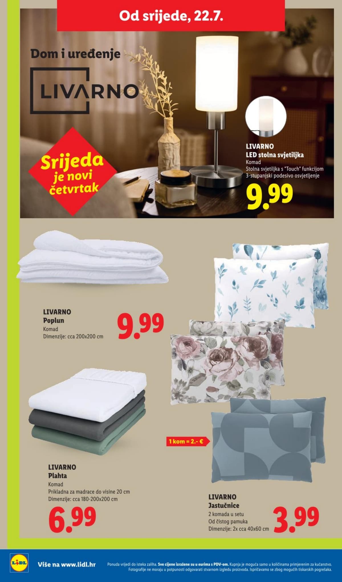Stranica 22. Lidl kataloga - Neprehrambeni Proizvodi od 16.07.2026