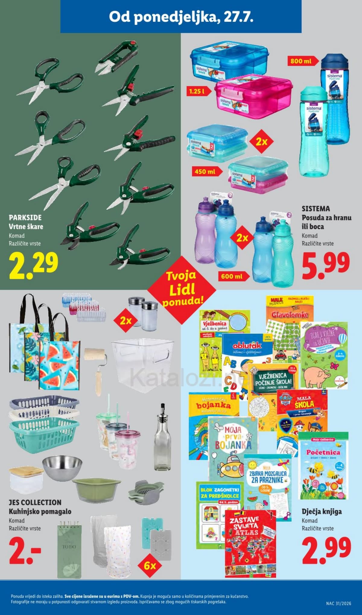 Stranica 13. Lidl kataloga - Neprehrambeni Proizvodi od 23.07.2026.
