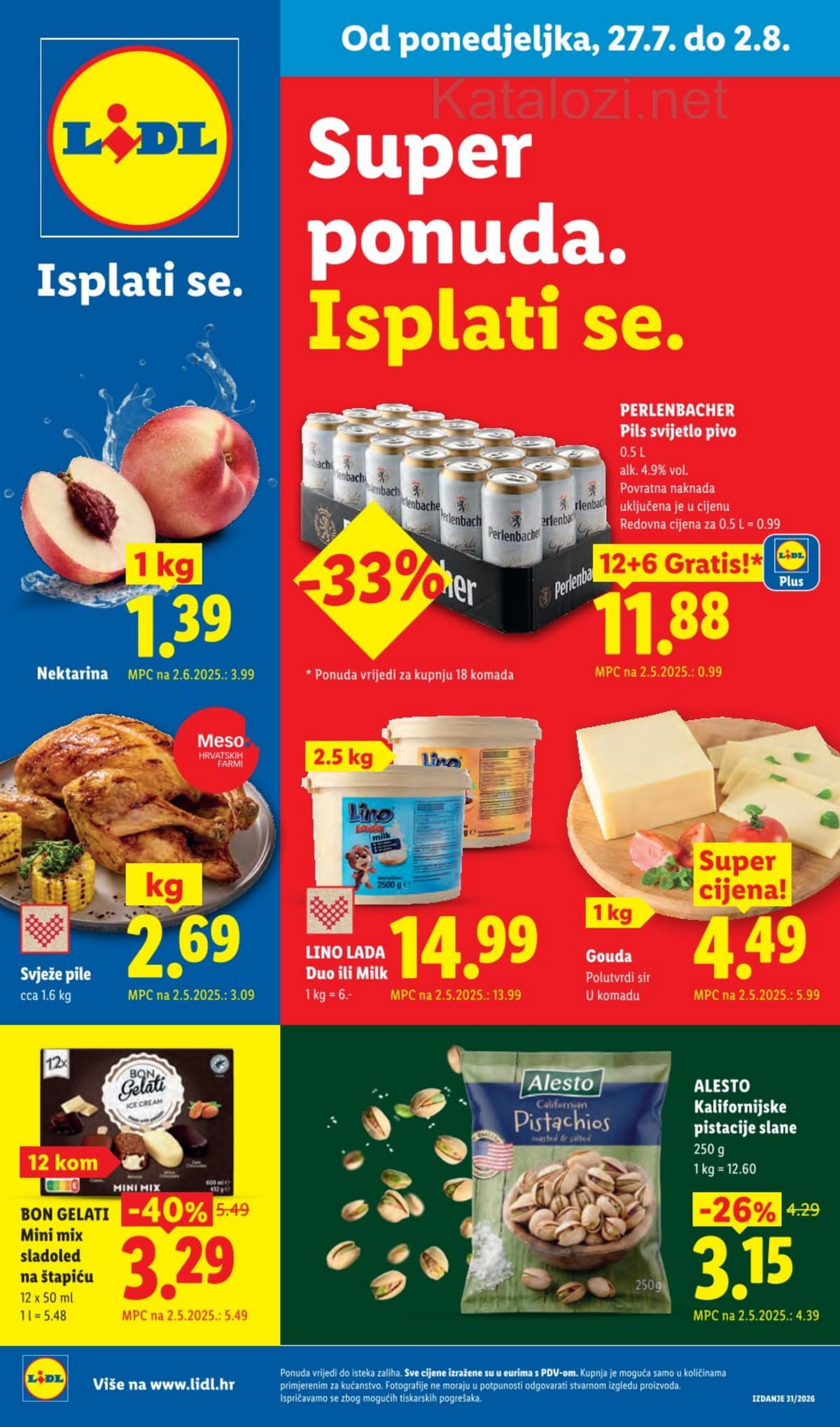 Stranica 1. Lidl kataloga - Tjedna Akcija od 23.07.2026.