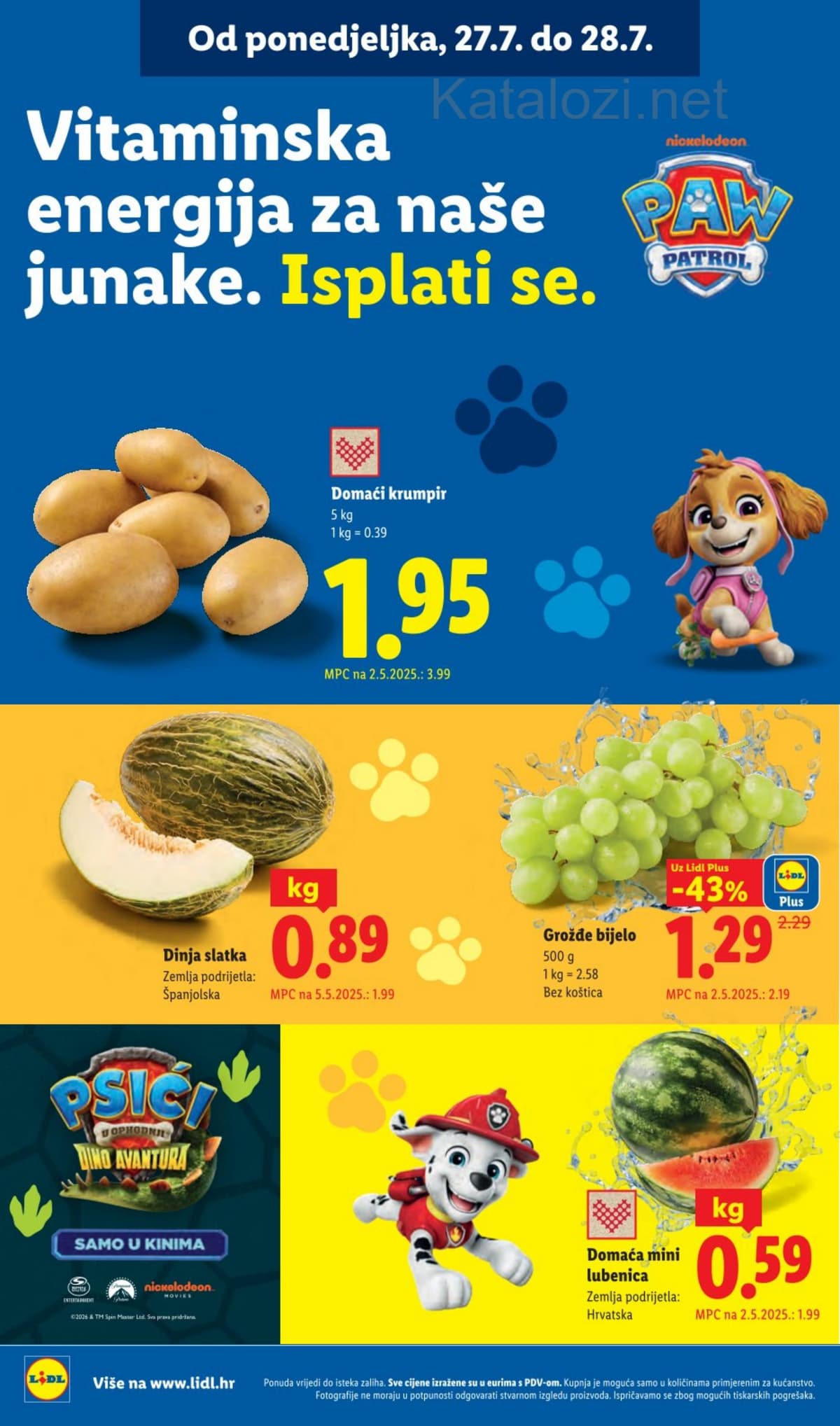 Stranica 2. Lidl kataloga - Tjedna Akcija od 23.07.2026.