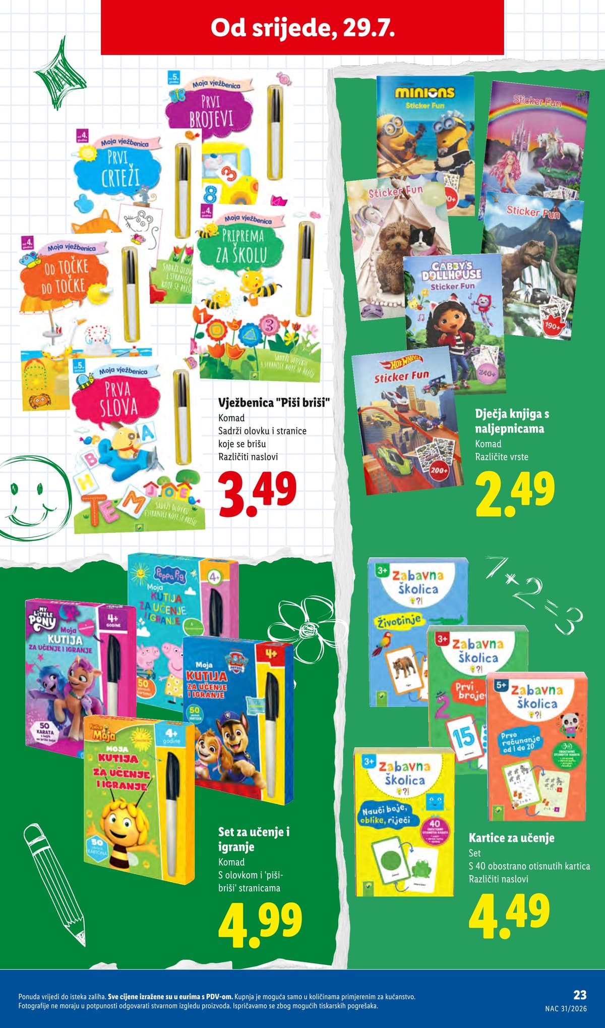 Stranica 23. Lidl kataloga - Sve za Školu od 27.07.2026.