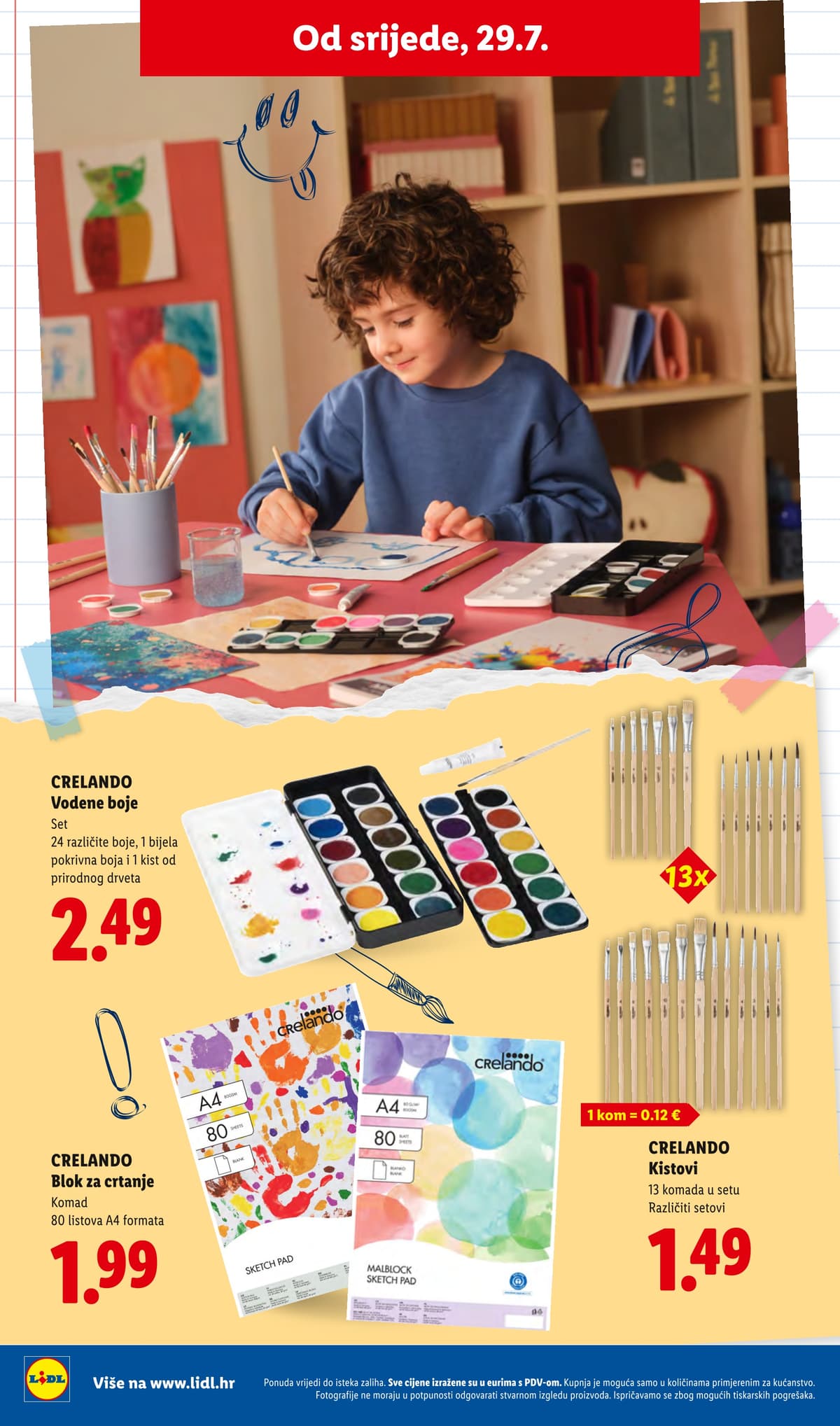 Lidl katalog od 29.07.2026. - Sve za Školu