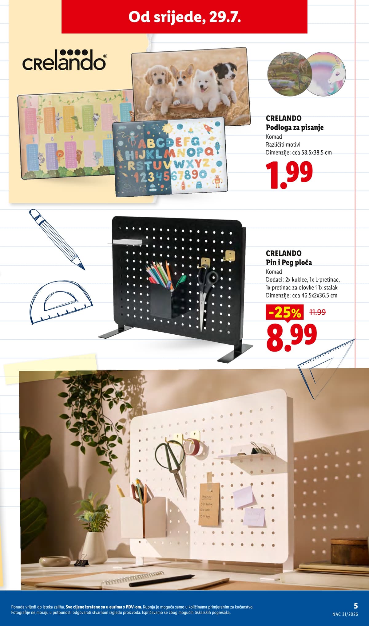 Stranica 5. Lidl kataloga - Sve za Školu od 27.07.2026.