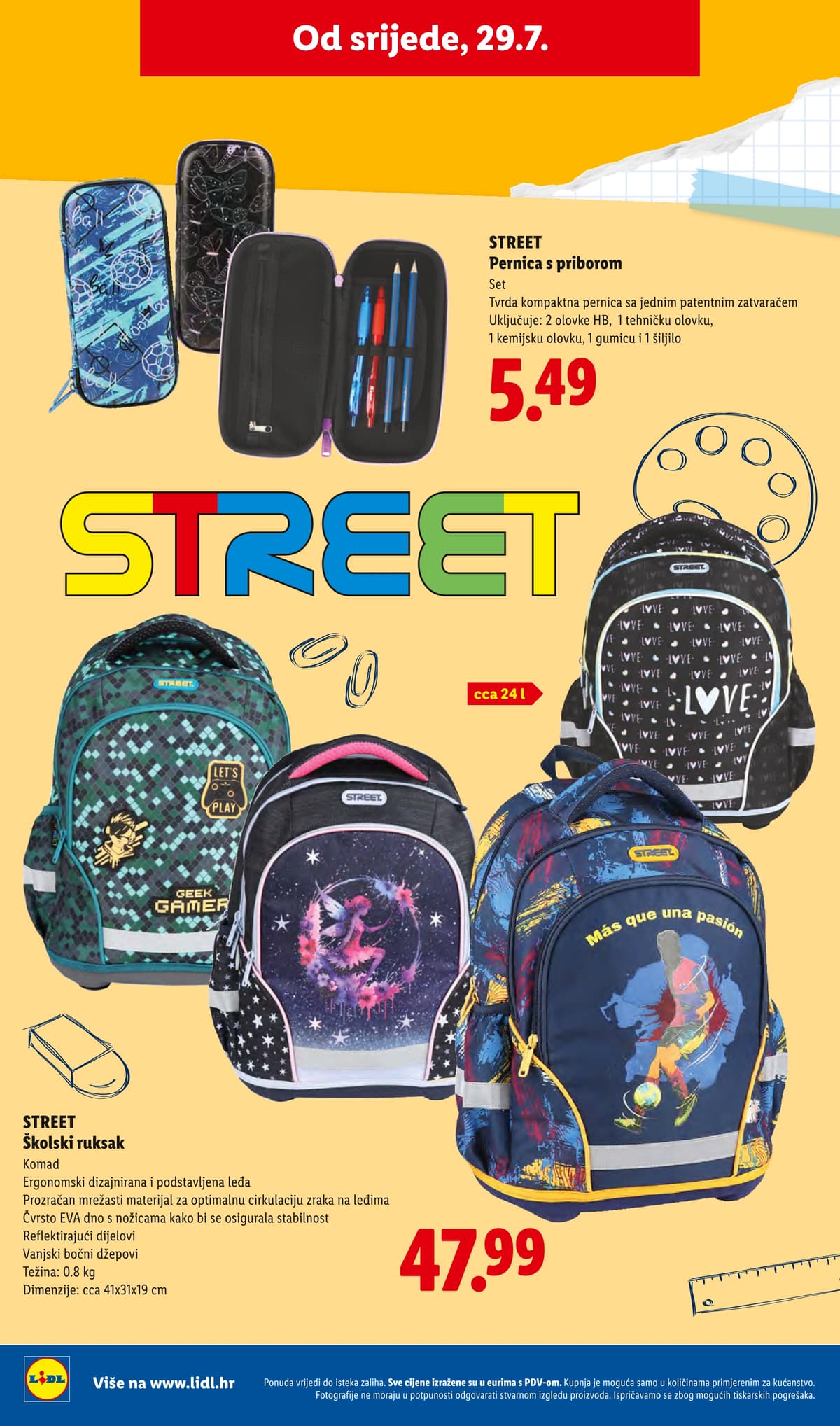 Stranica 8. Lidl kataloga - Sve za Školu od 27.07.2026.