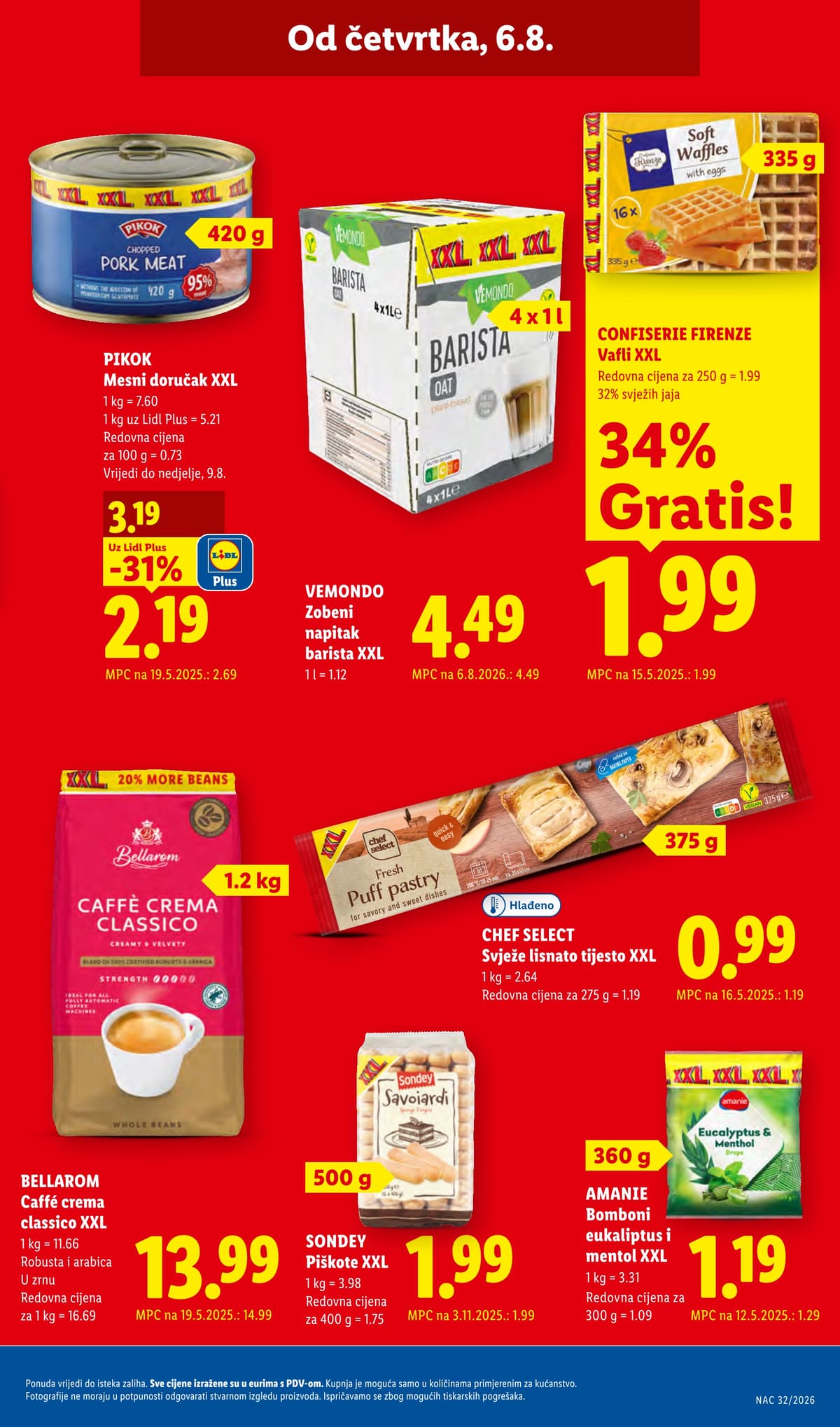 Stranica 32. Lidl kataloga - Vikend Akcija od 31.07.2026.