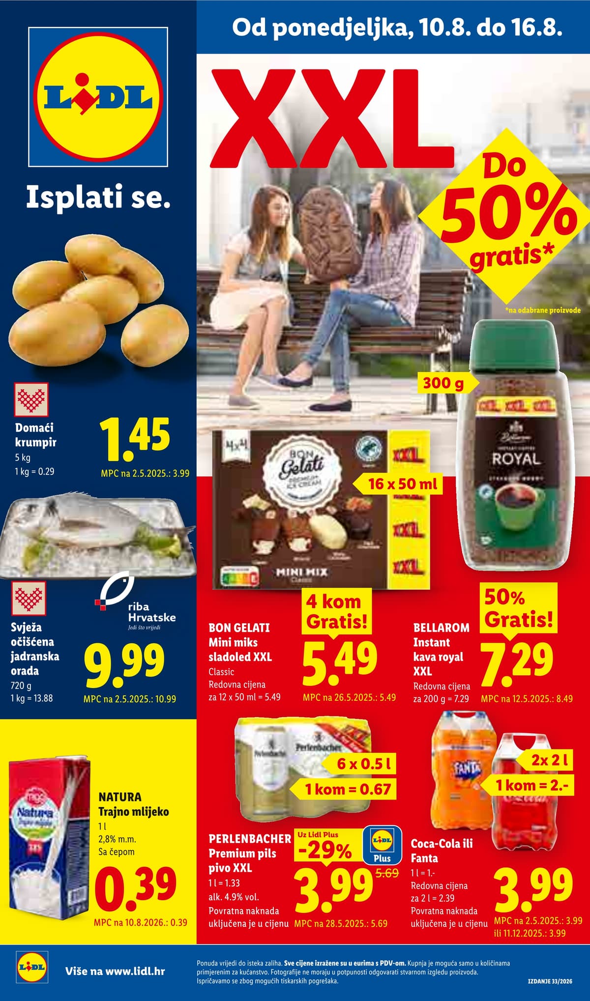Stranica 1. Lidl kataloga - Tjedna Akcija od 12.08.2026.