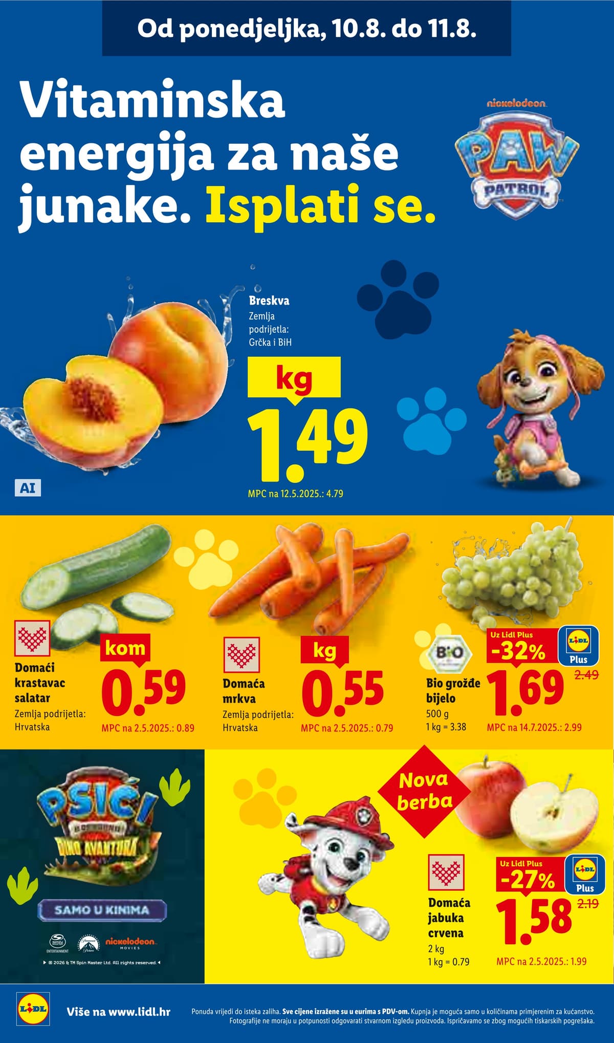 Stranica 2. Lidl kataloga - Tjedna Akcija od 12.08.2026.