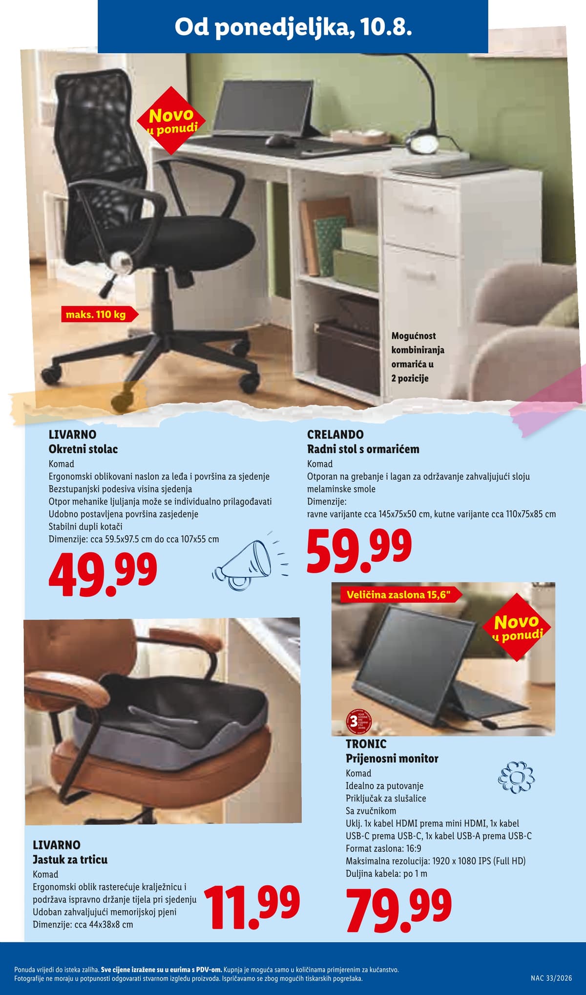 Stranica 33. Lidl kataloga - Tjedna Akcija od 12.08.2026.
