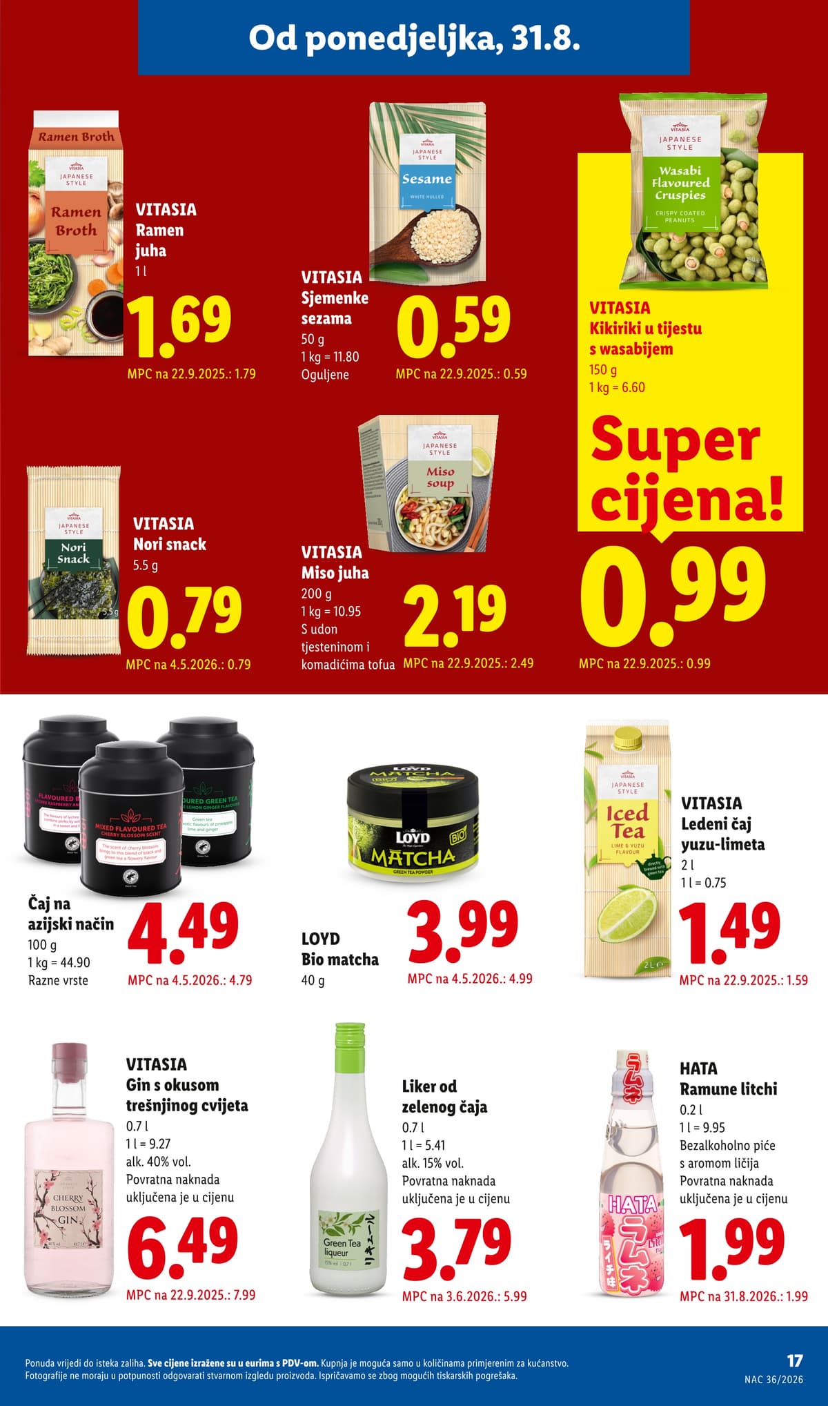 Stranica 17. Lidl kataloga - Tjedna Akcija od 28.08.2026.