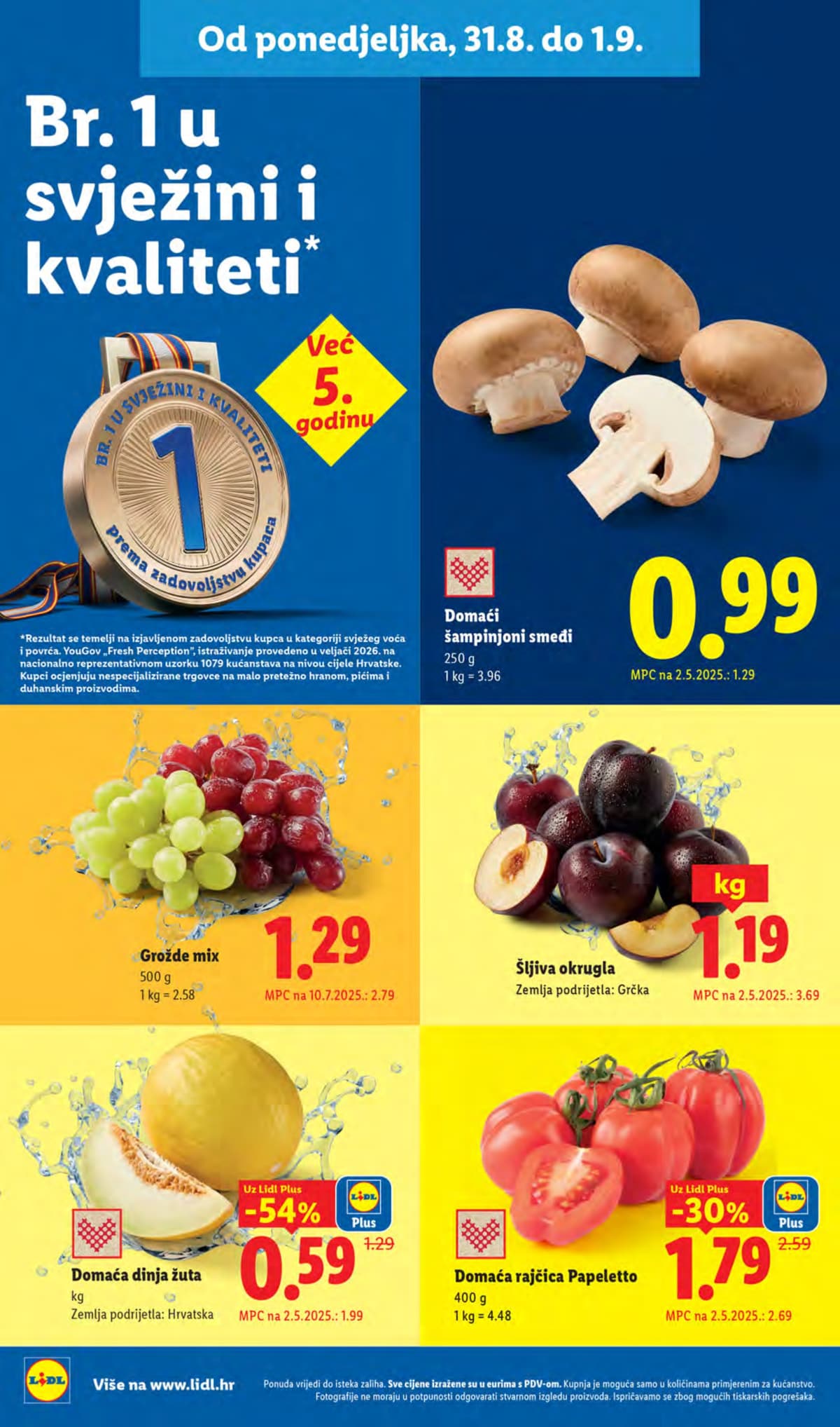 Stranica 2. Lidl kataloga - Tjedna Akcija od 28.08.2026.