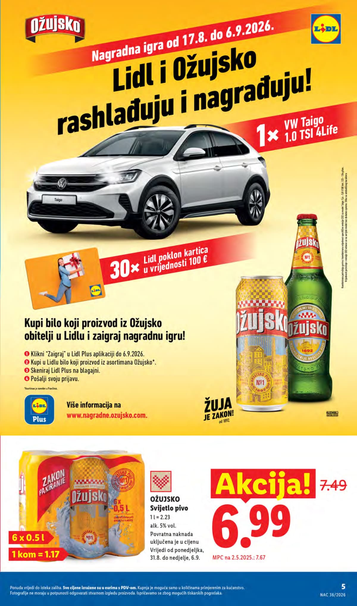 Stranica 5. Lidl kataloga - Tjedna Akcija od 28.08.2026.