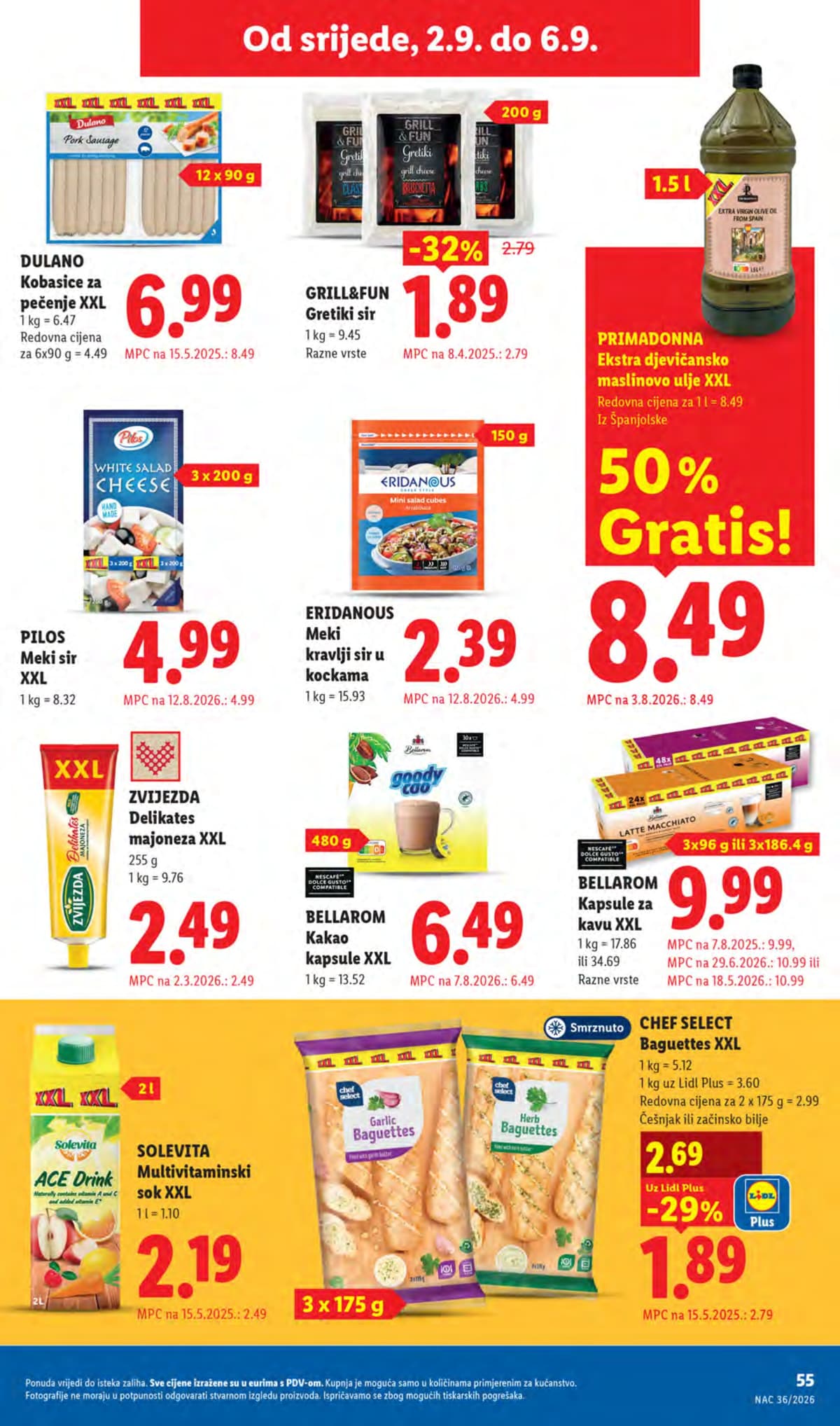 Stranica 55. Lidl kataloga - Tjedna Akcija od 28.08.2026.