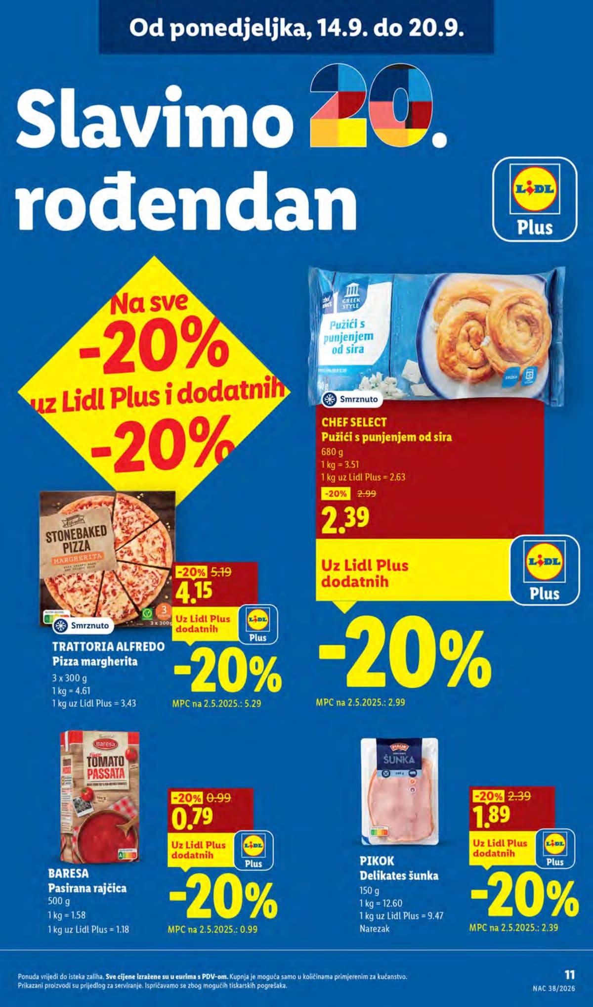 Stranica 11. Lidl kataloga - Tjedna Akcija od 17.09.2026.
