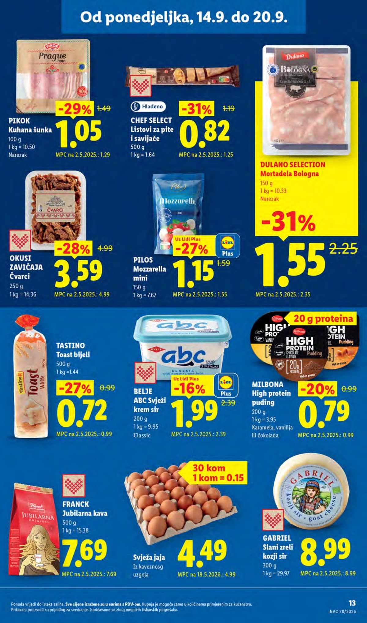Stranica 13. Lidl kataloga - Tjedna Akcija od 17.09.2026.