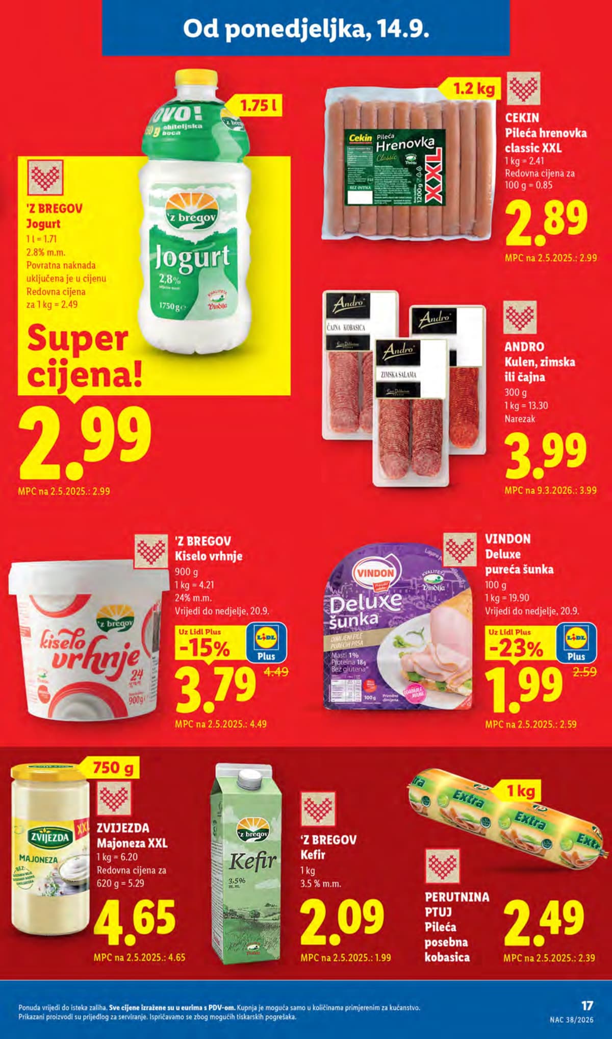 Stranica 17. Lidl kataloga - Tjedna Akcija od 17.09.2026.