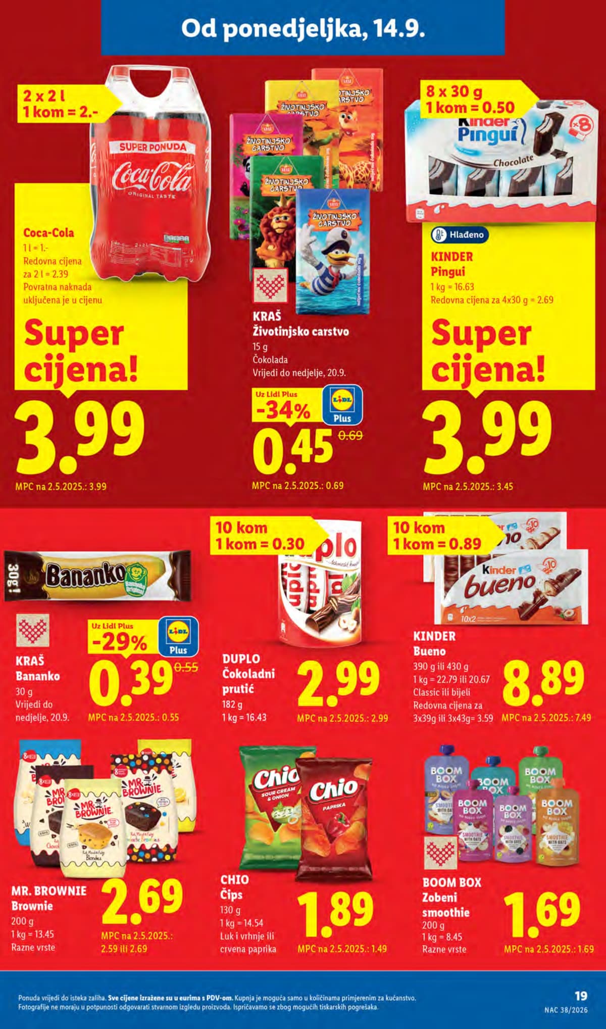 Stranica 19. Lidl kataloga - Tjedna Akcija od 17.09.2026.