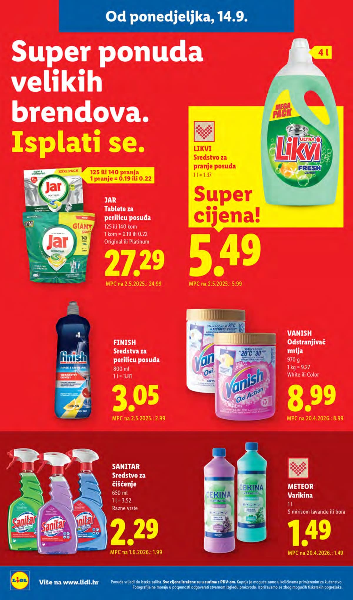Stranica 20. Lidl kataloga - Tjedna Akcija od 17.09.2026.