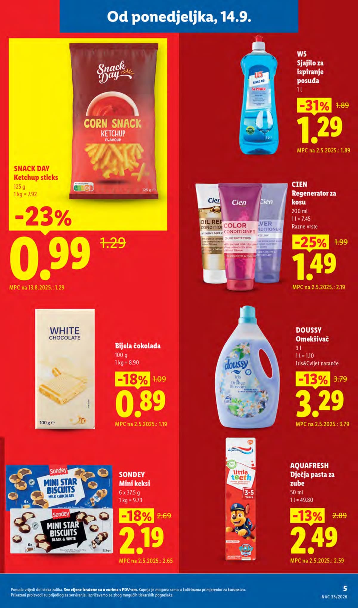 Stranica 5. Lidl kataloga - Tjedna Akcija od 17.09.2026.