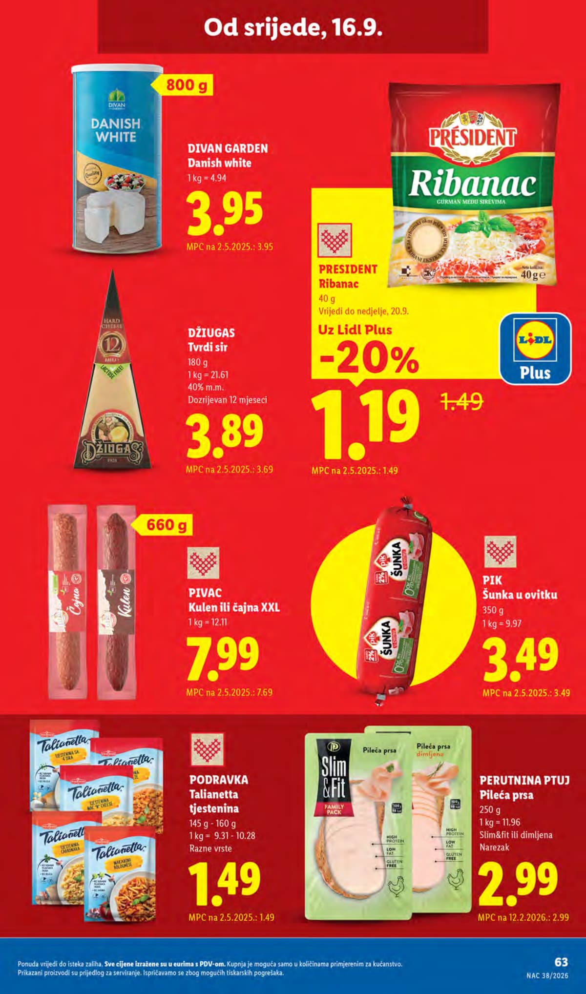 Stranica 63. Lidl kataloga - Tjedna Akcija od 17.09.2026.