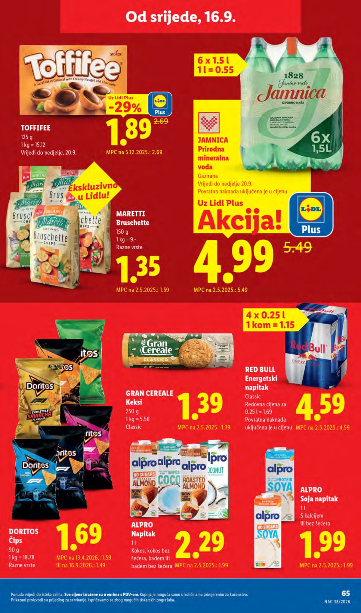 Stranica 65. Lidl kataloga - Tjedna Akcija od 17.09.2026.