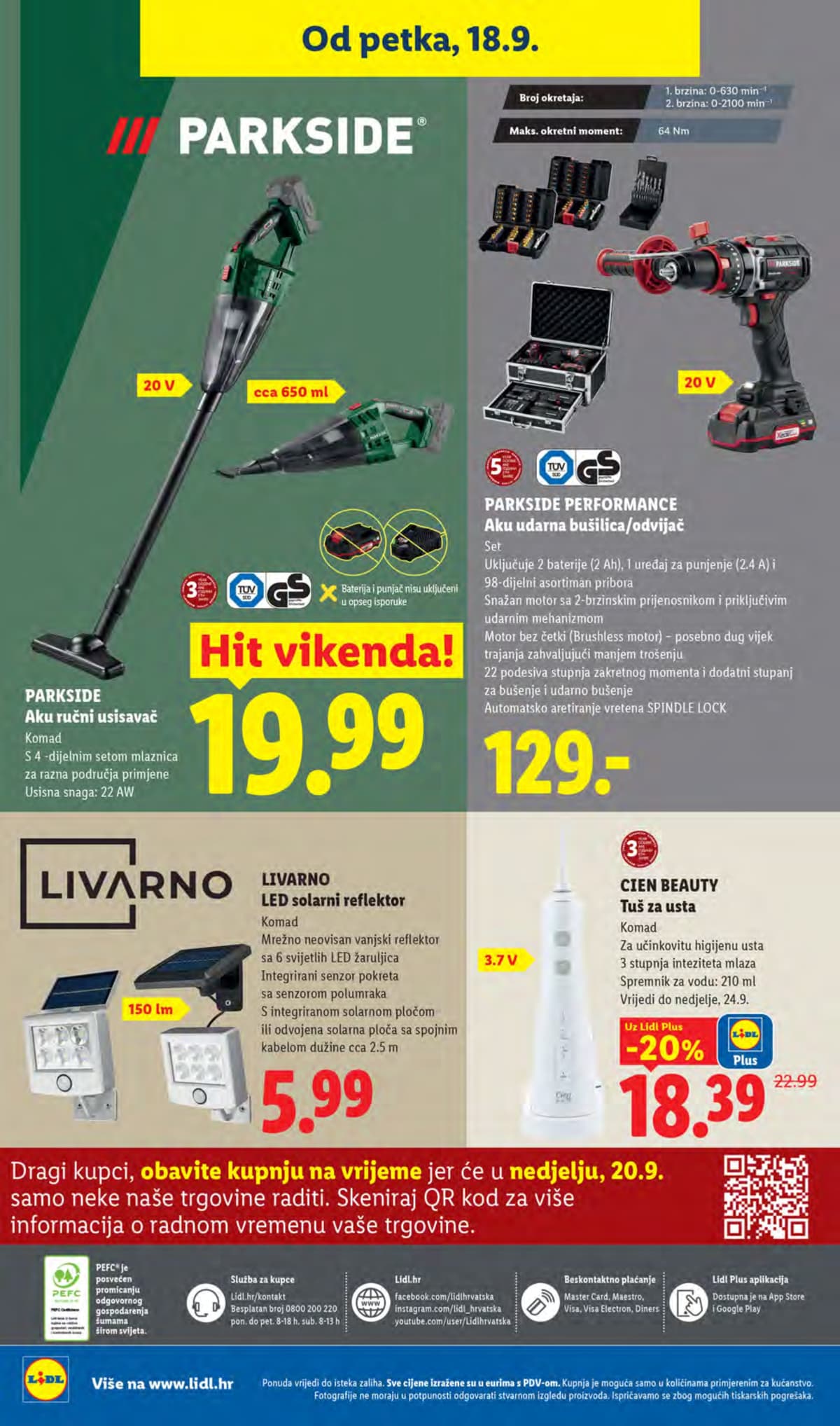 Stranica 72. Lidl kataloga - Tjedna Akcija od 17.09.2026.
