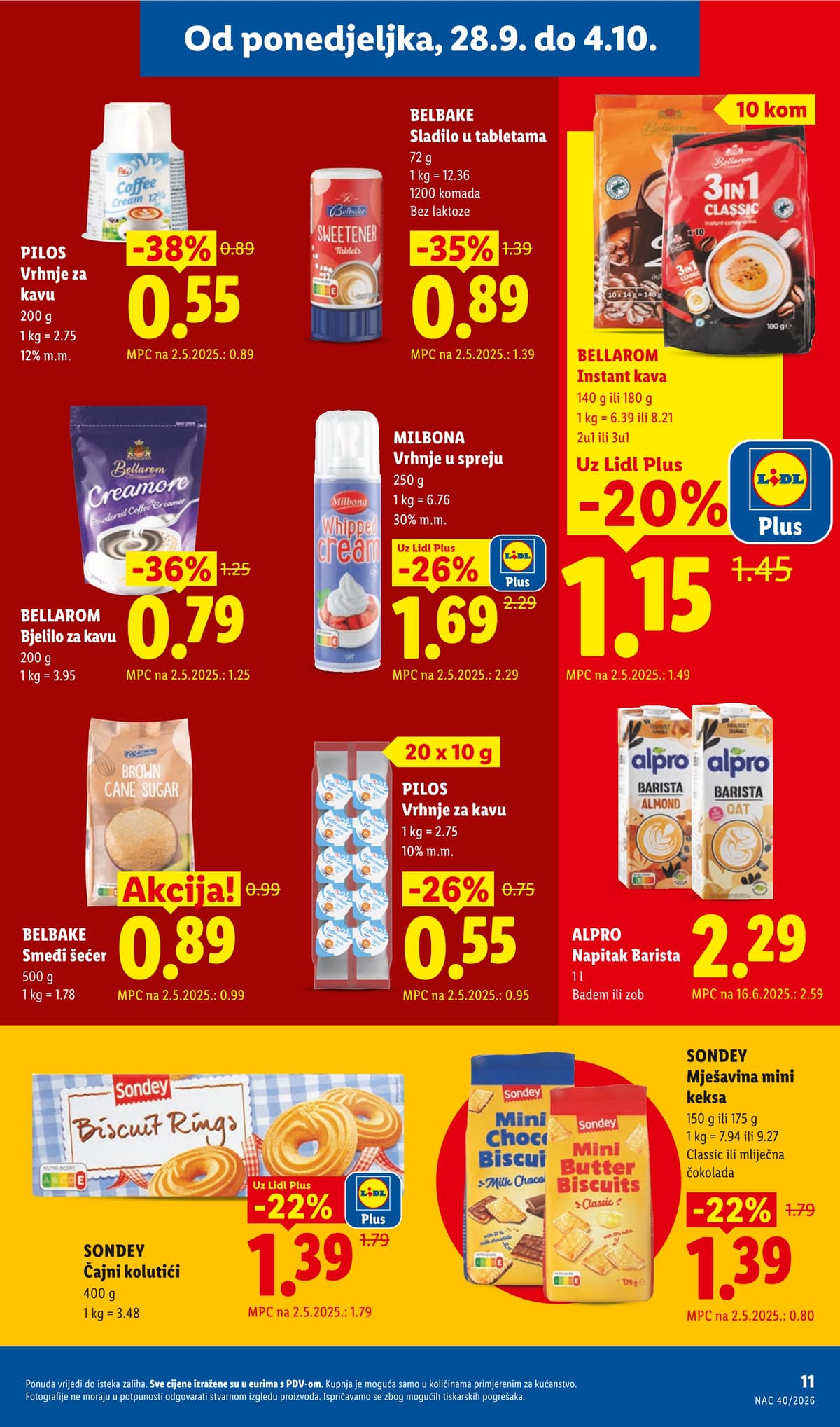 Stranica 11. Lidl kataloga - Tjedna Akcija od 28.09.2026.