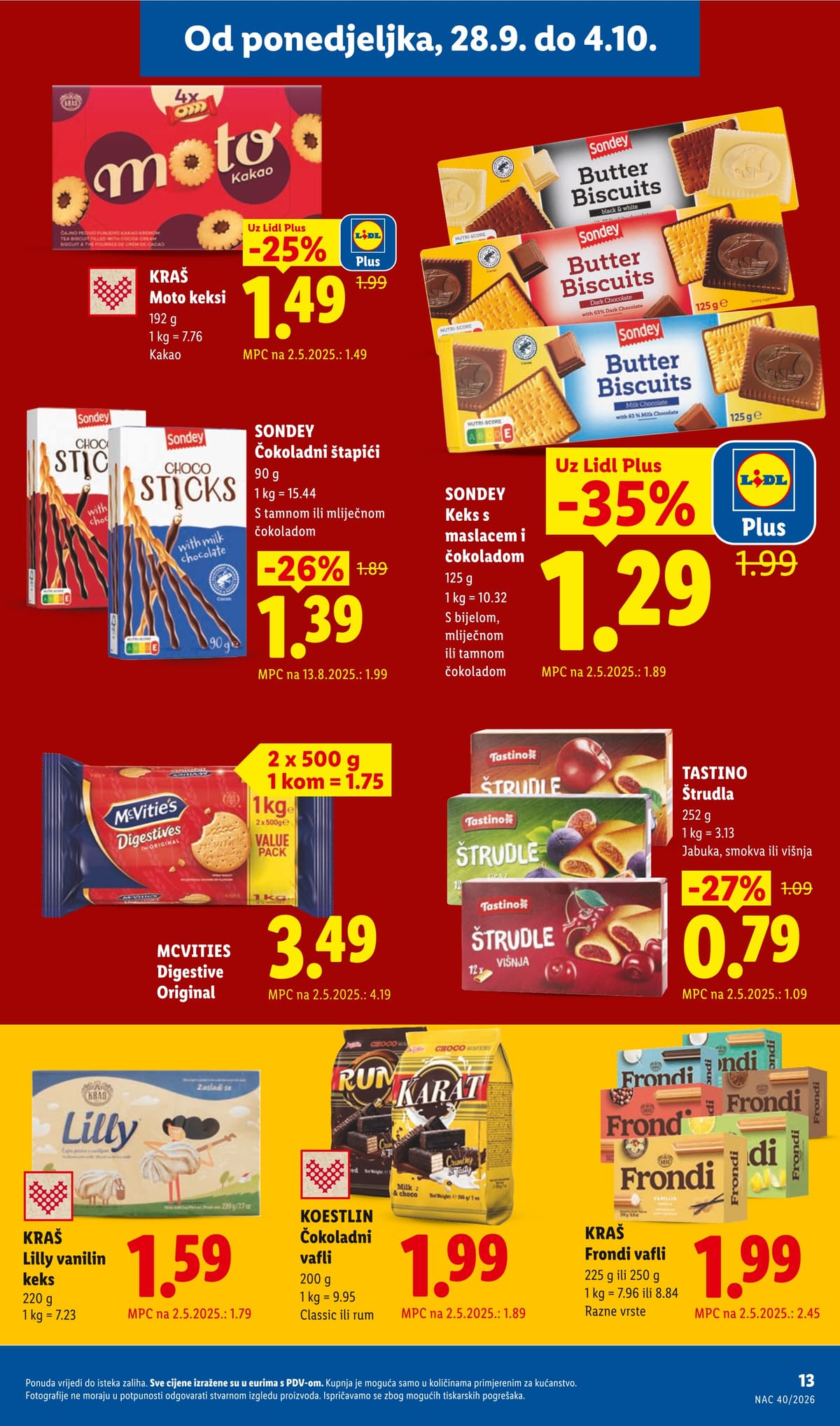 Stranica 13. Lidl kataloga - Tjedna Akcija od 28.09.2026.