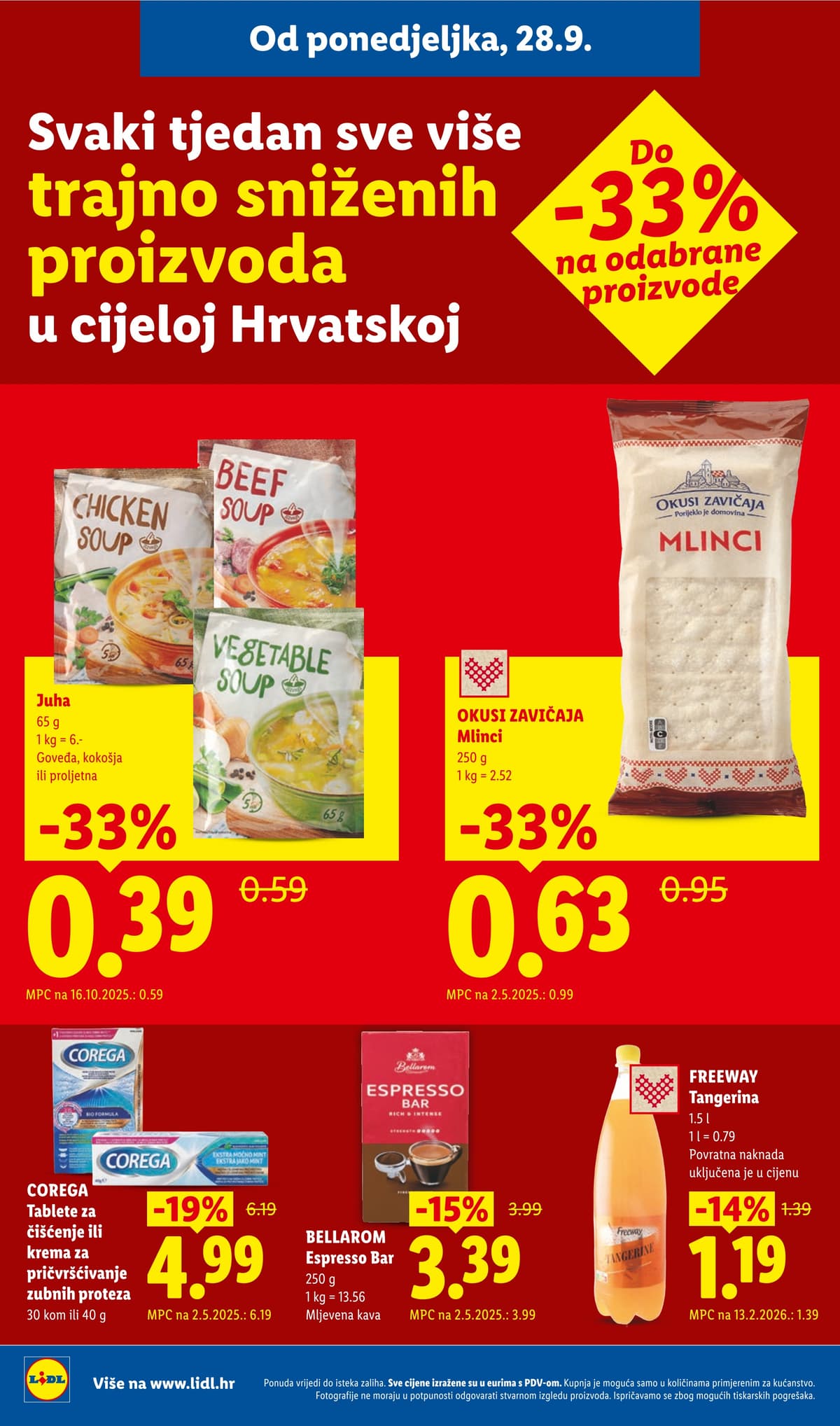 Stranica 2. Lidl kataloga - Tjedna Akcija od 28.09.2026.