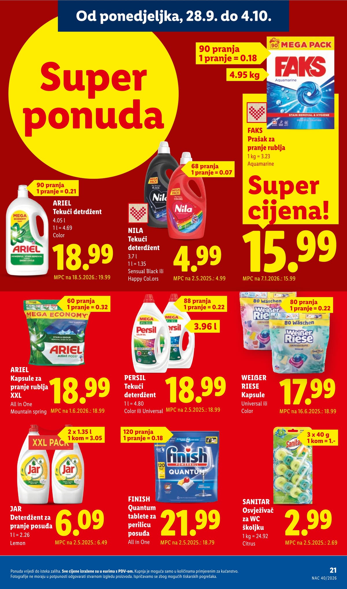 Stranica 21. Lidl kataloga - Tjedna Akcija od 28.09.2026.